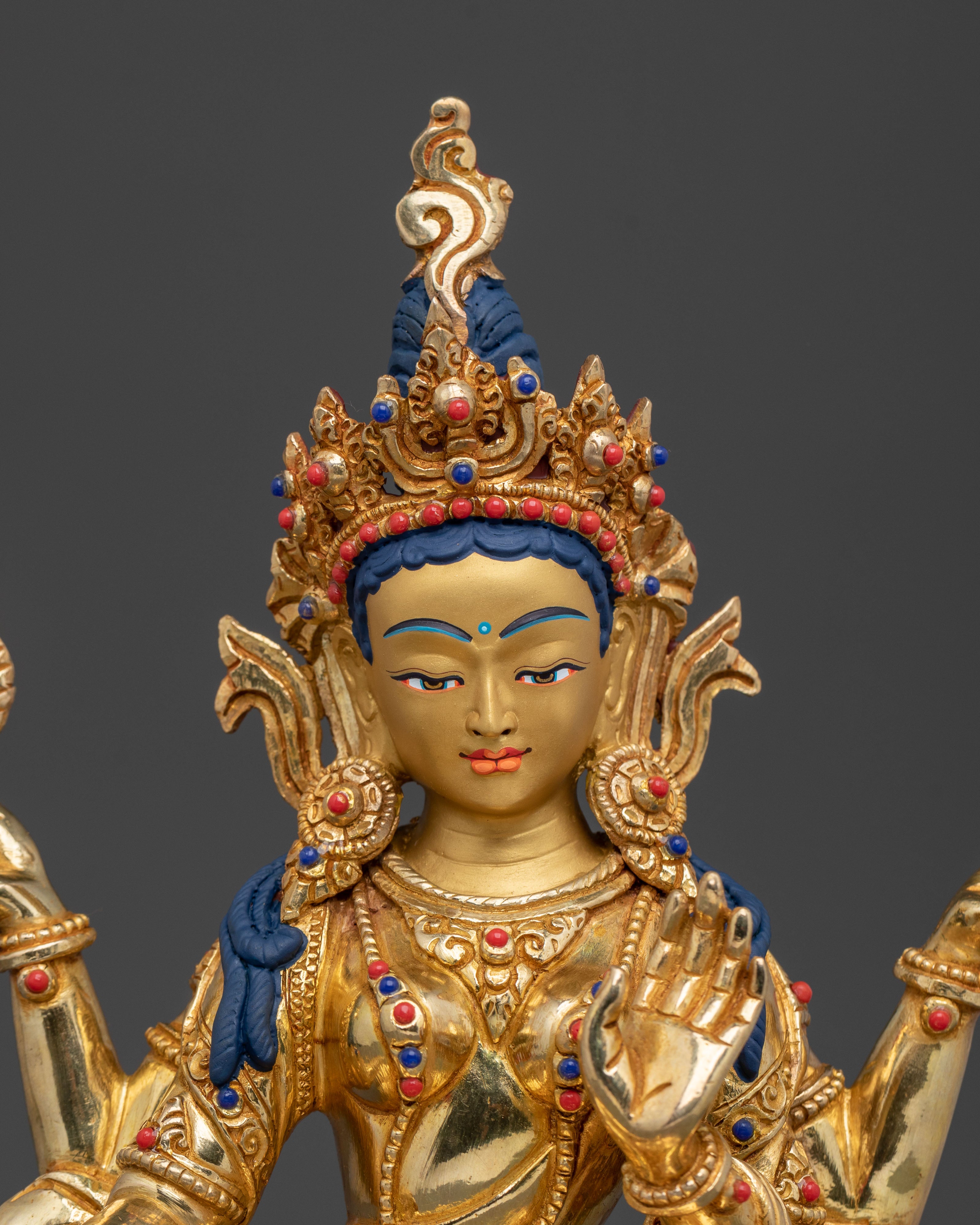 Laxmi devi spiritual statue | 24K Gold Gilded