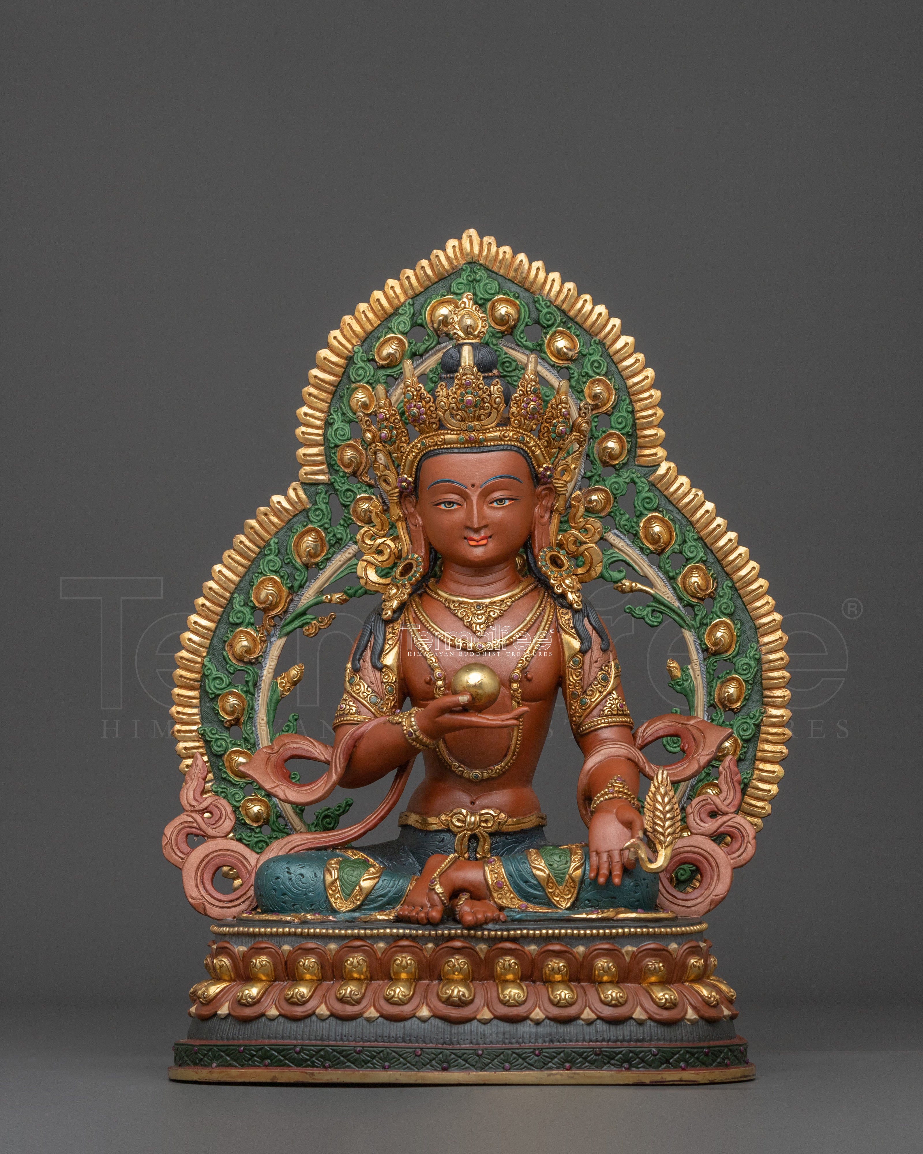 Kshitigarbha Buddhist Sculpture | Meditation Altar Decor