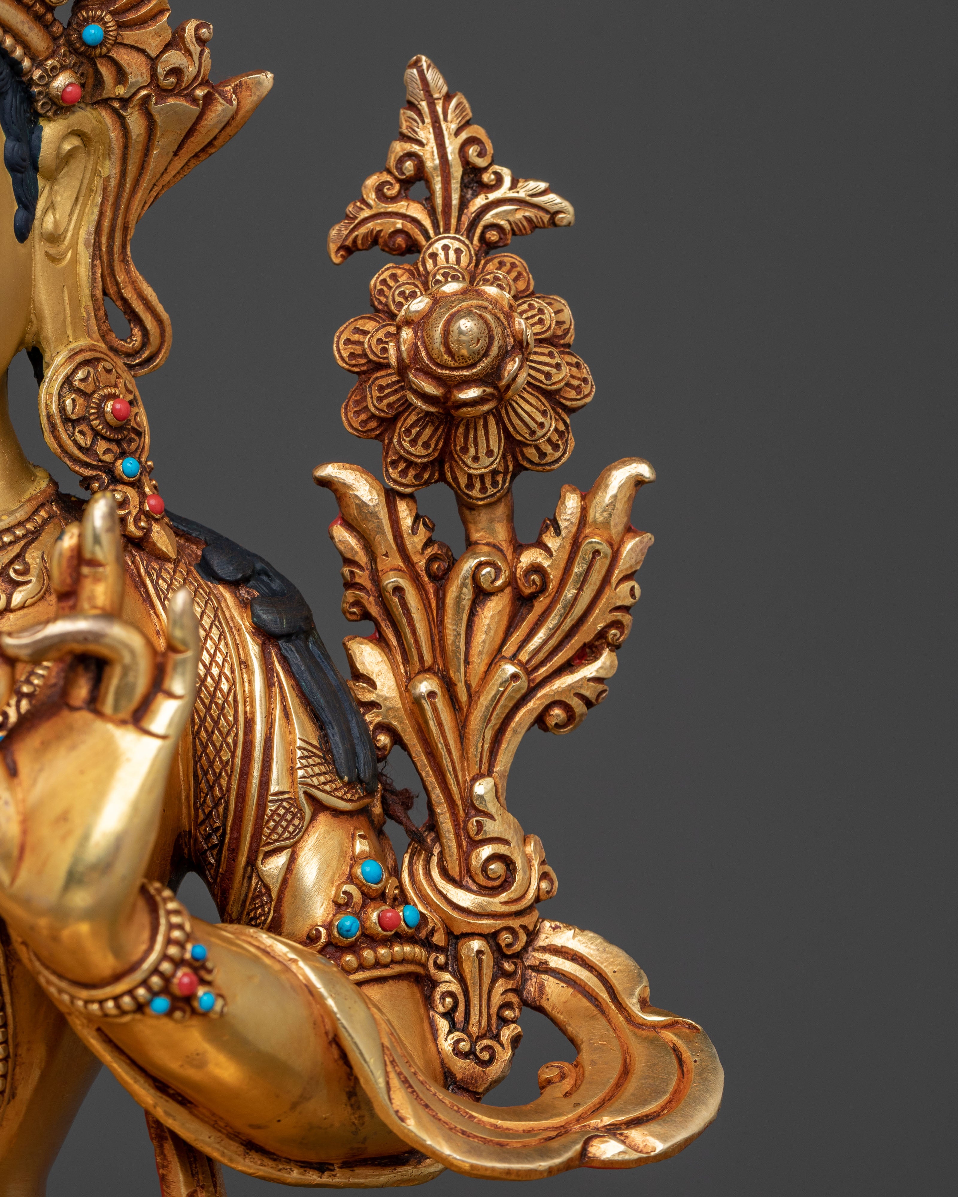Green Tara Statue of Compassion | Spiritual Icon