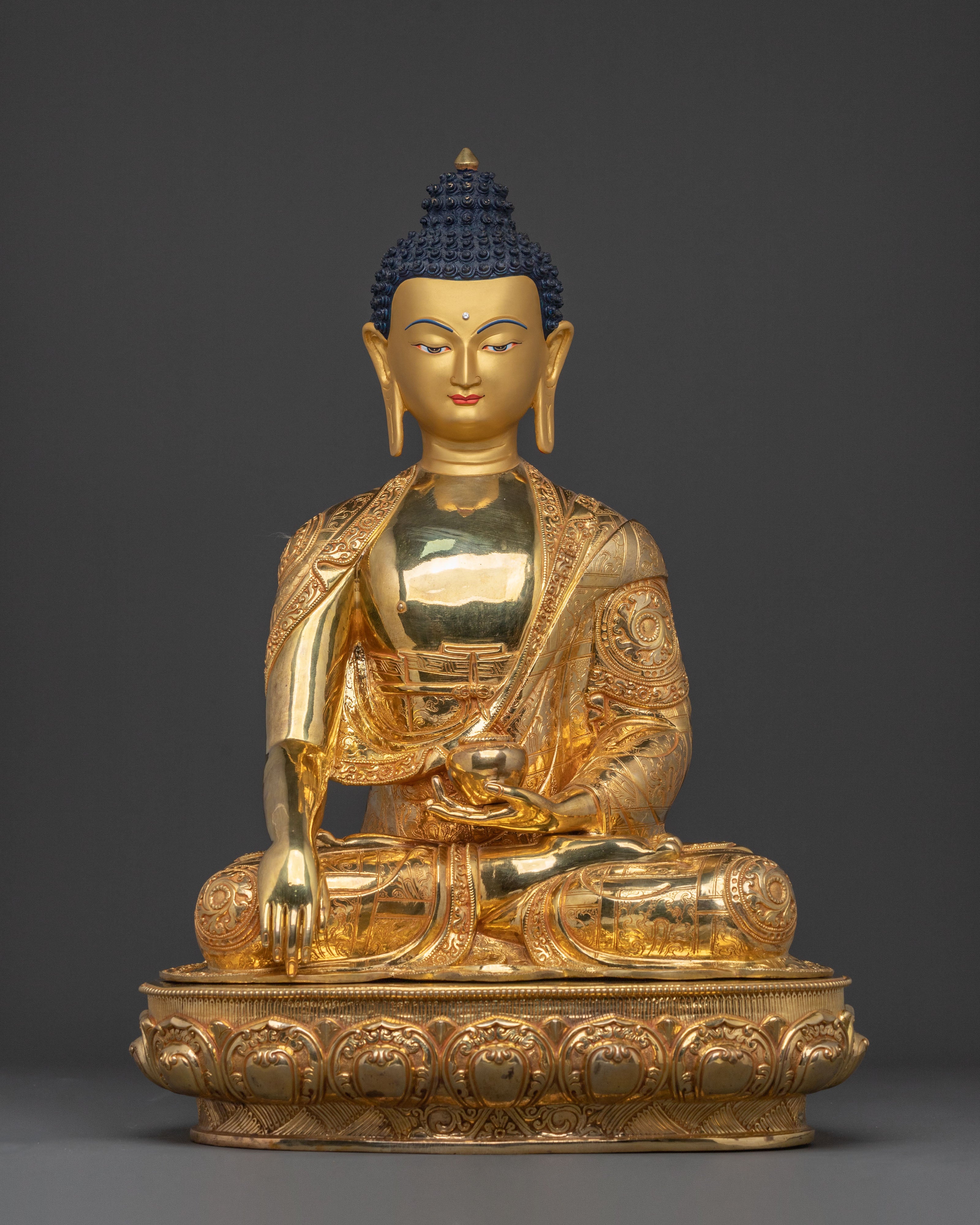 Shakyamuni Enlightened Buddha Altar Decor | Sacred Buddhist Statue