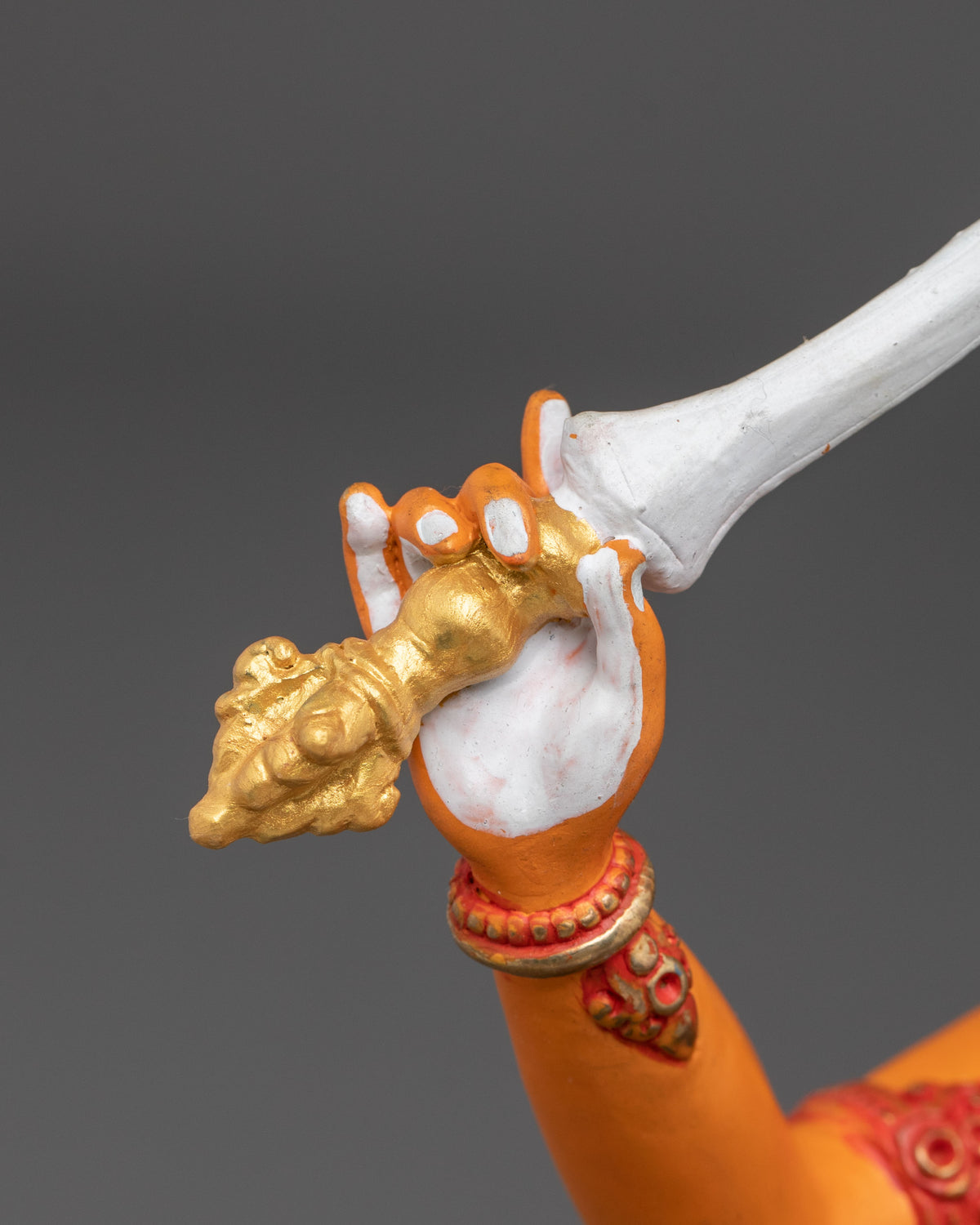 Manjushri Statue With Consort | Copper Figurine