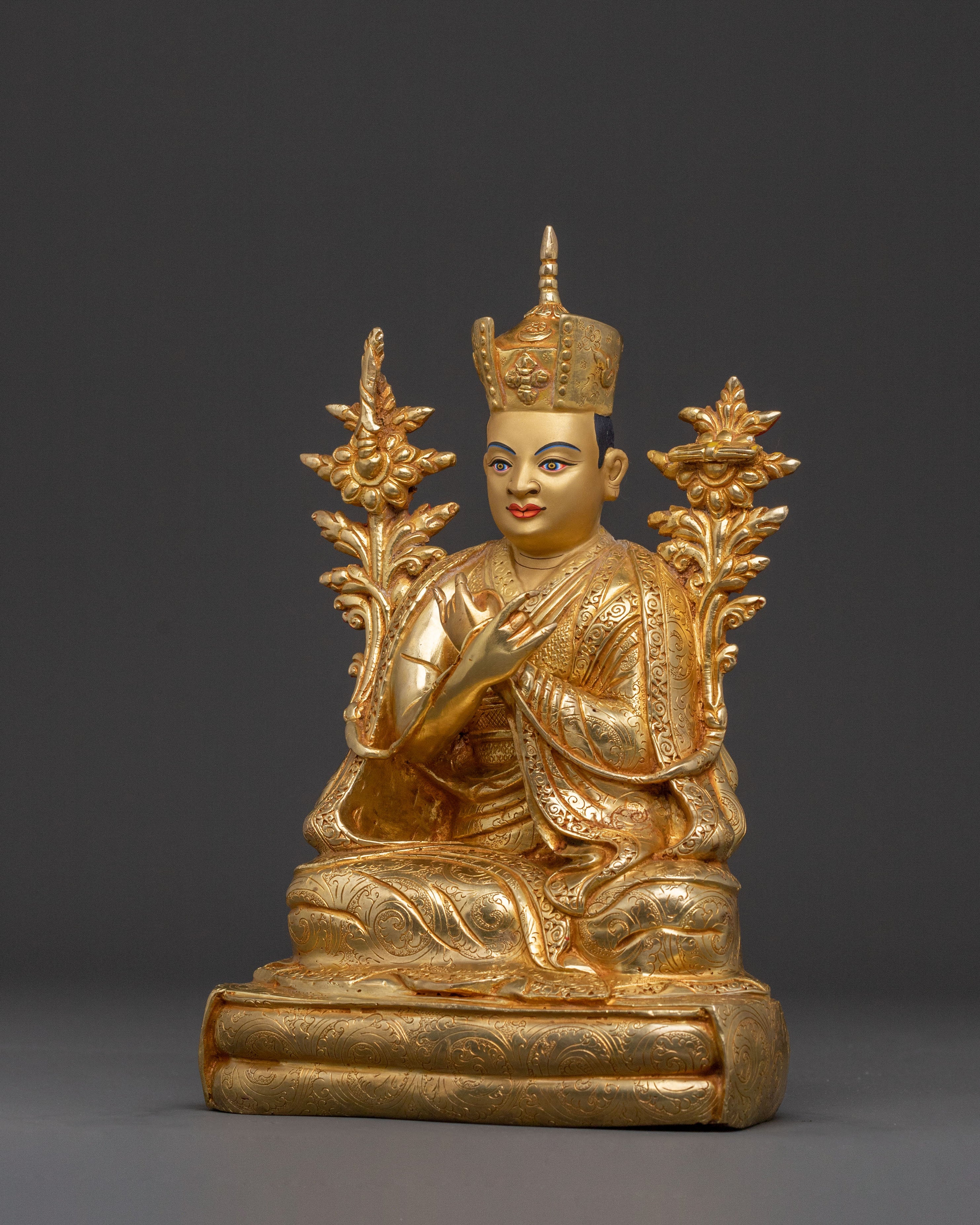 16th Karmapa Traditional Statue– Handcrafted Copper Sculpture