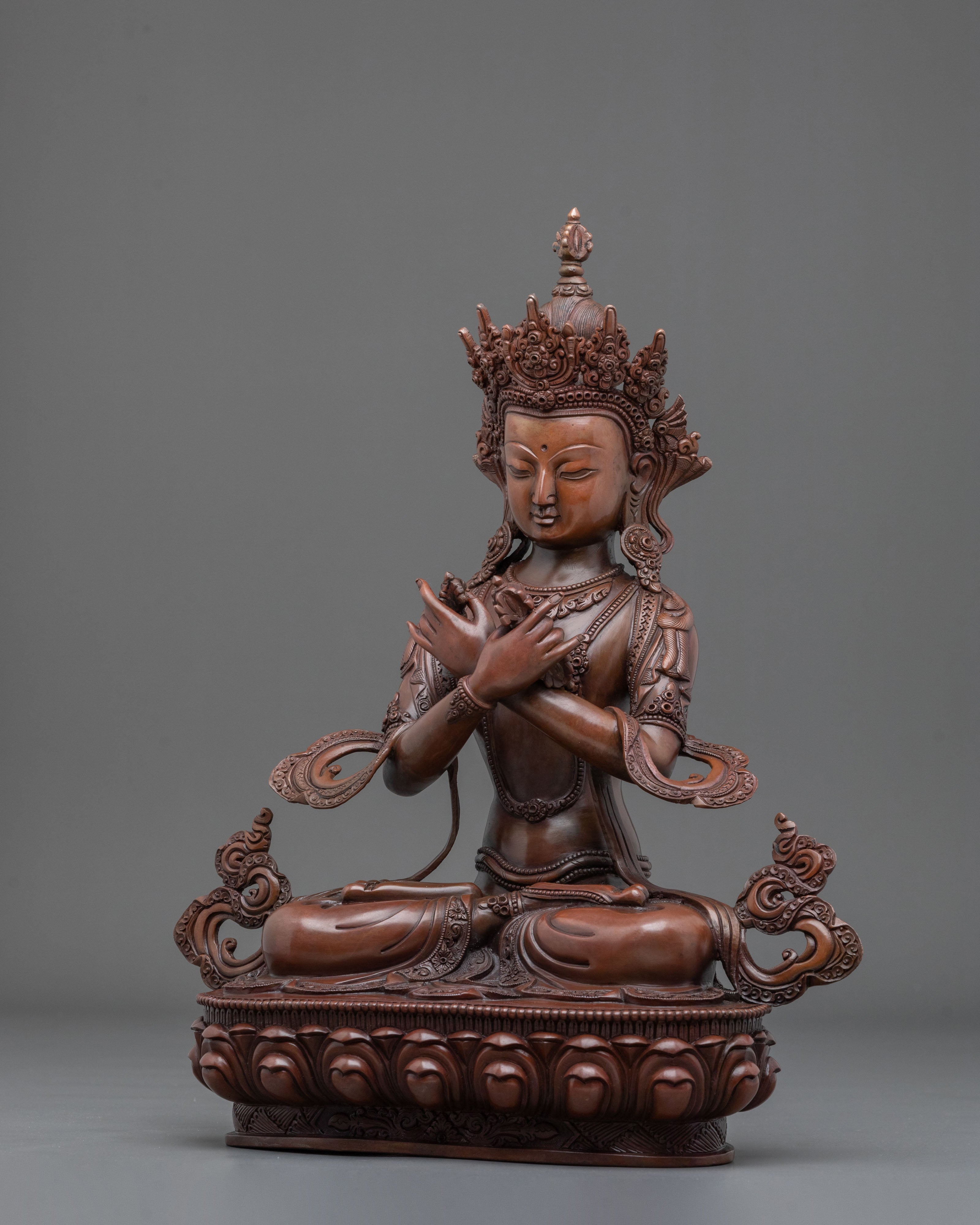 Vajradhara Oxidized Sculpture | Altar Decor