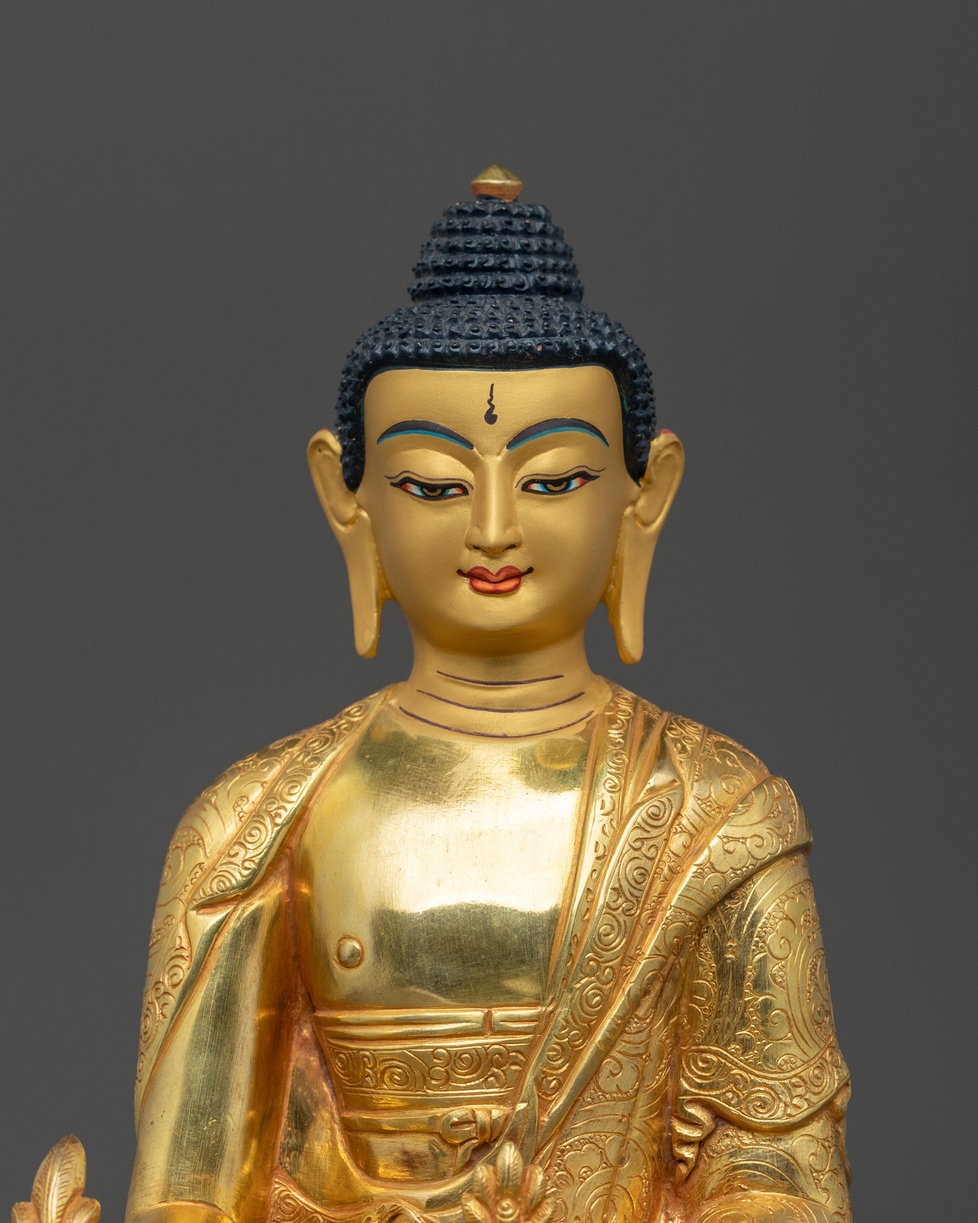 Medicine Buddha Tibetan Buddhist Statue | Healing Buddha of Compassion