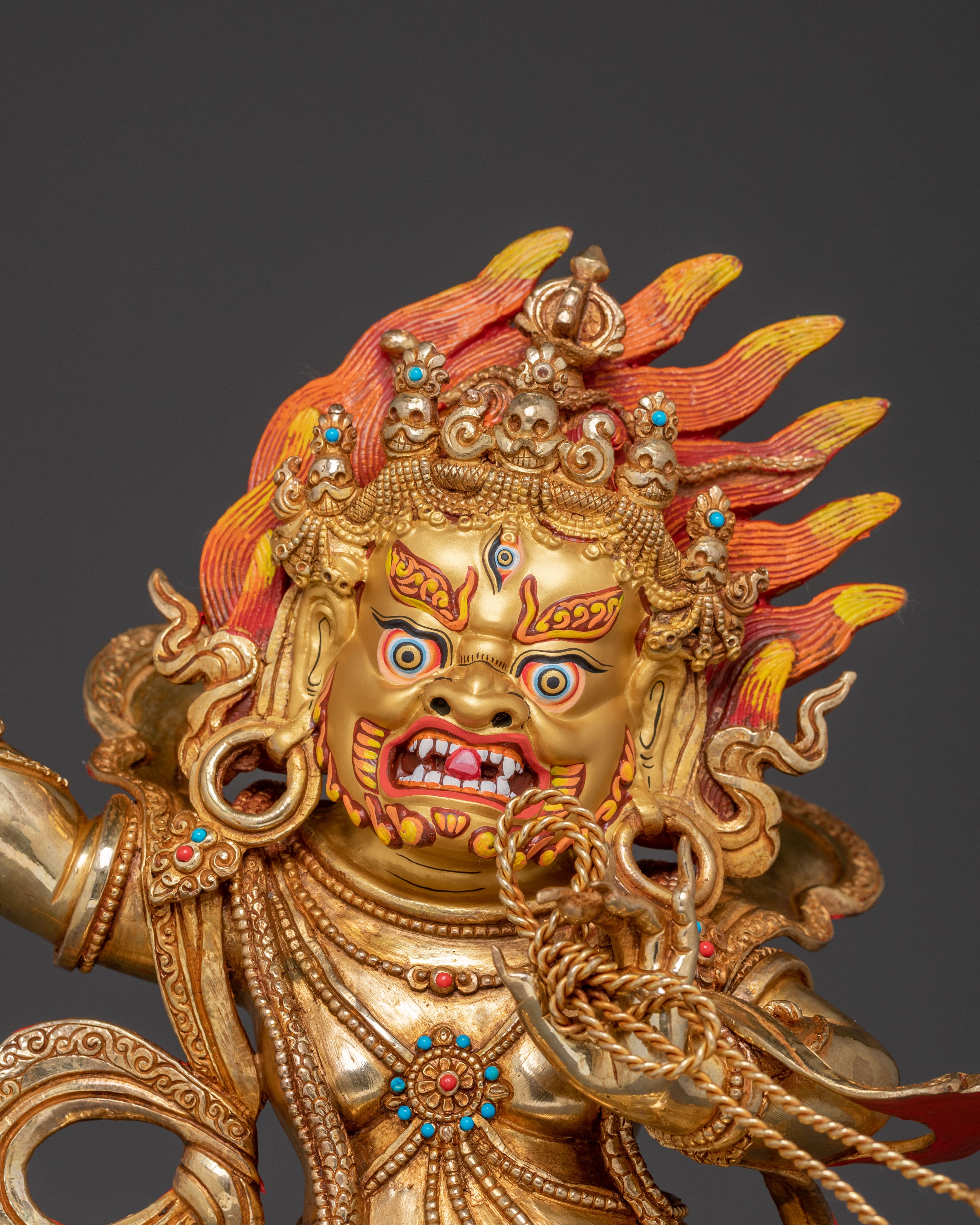 Vajrapani Wrathful Blessing Statue