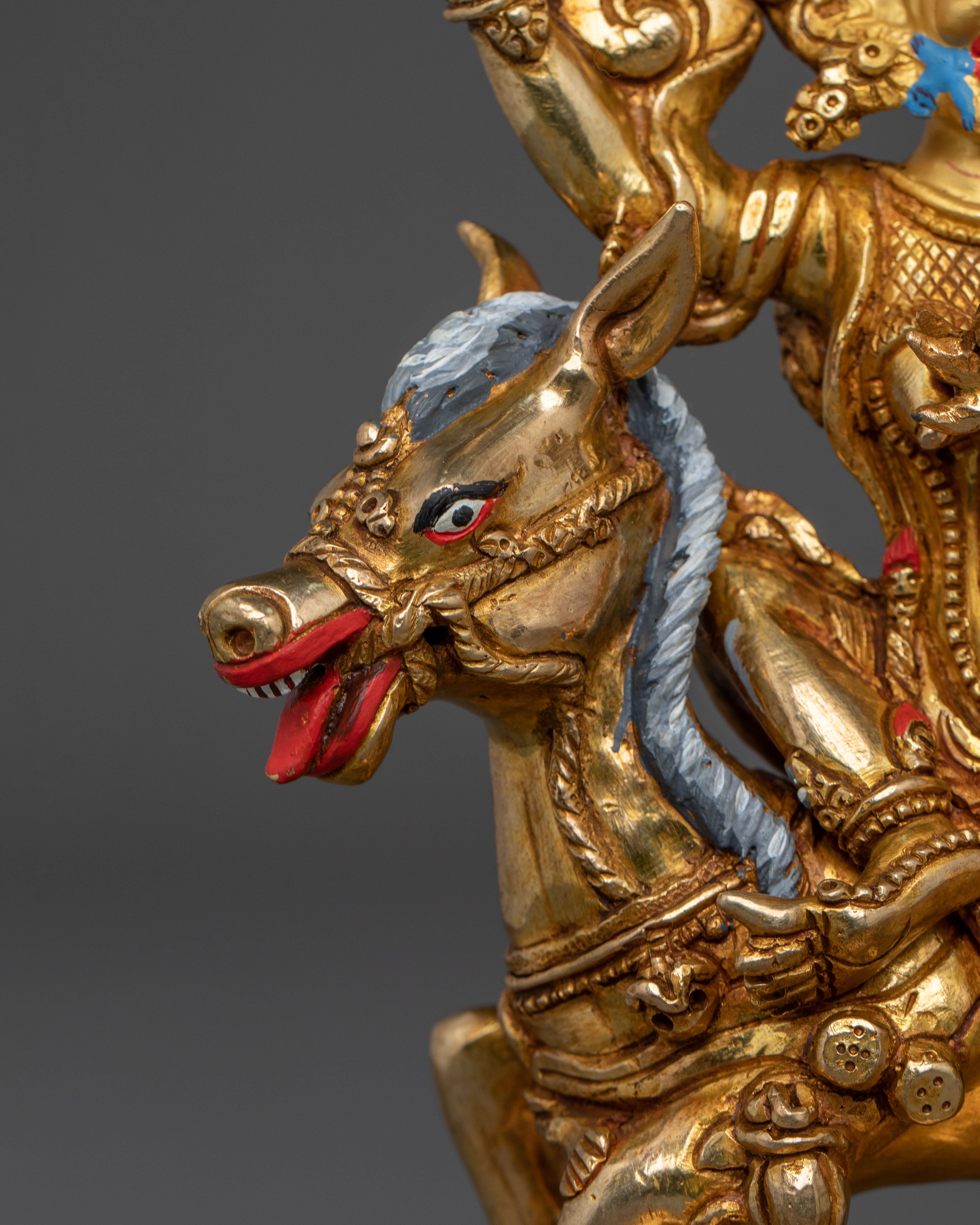 Shri Devi Himalayan Statue | 24K Gold Gilded Figurine
