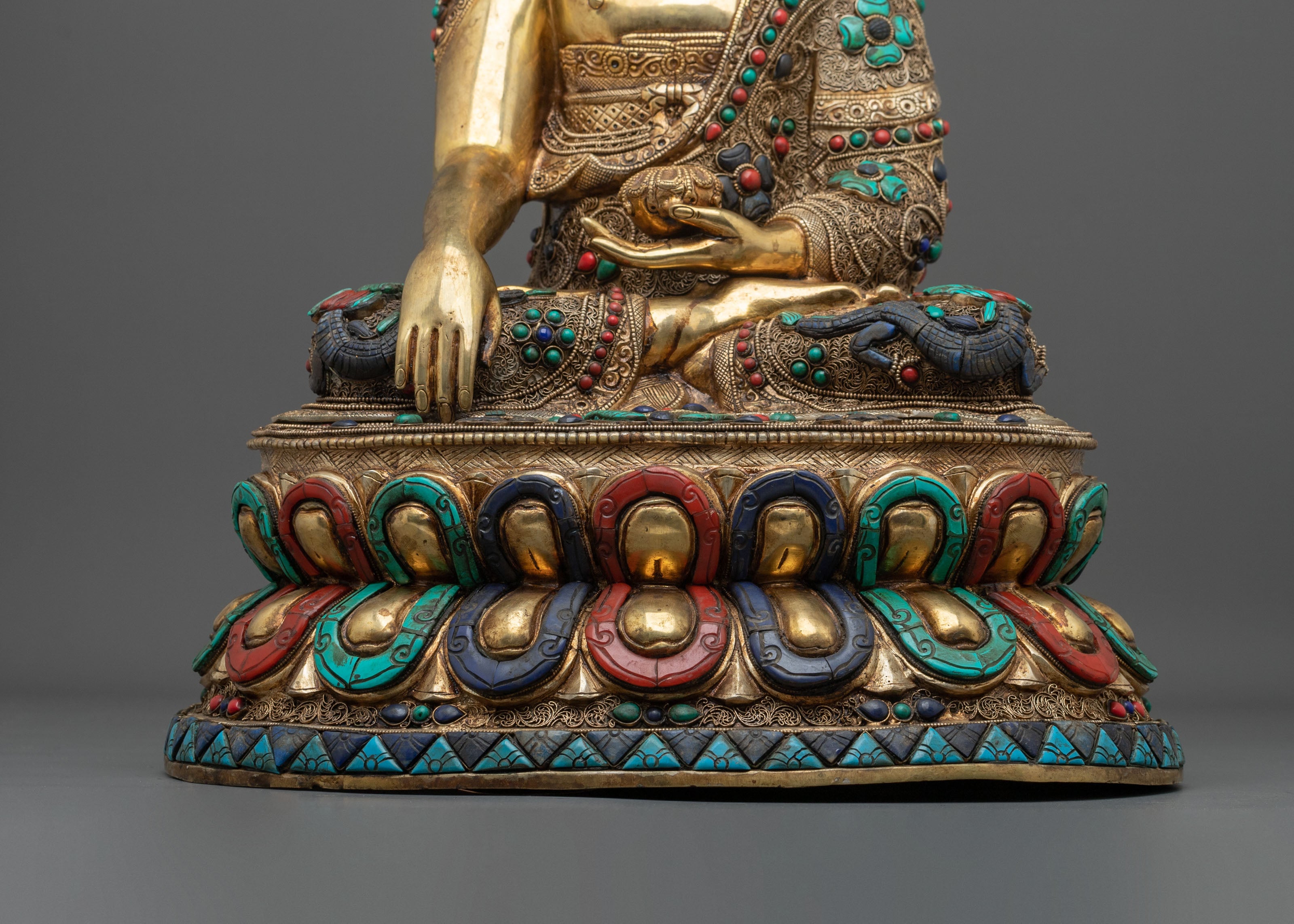 Shakya Thubpa Shakyamuni Statue | Tibetan Buddhist Buddha Sculpture