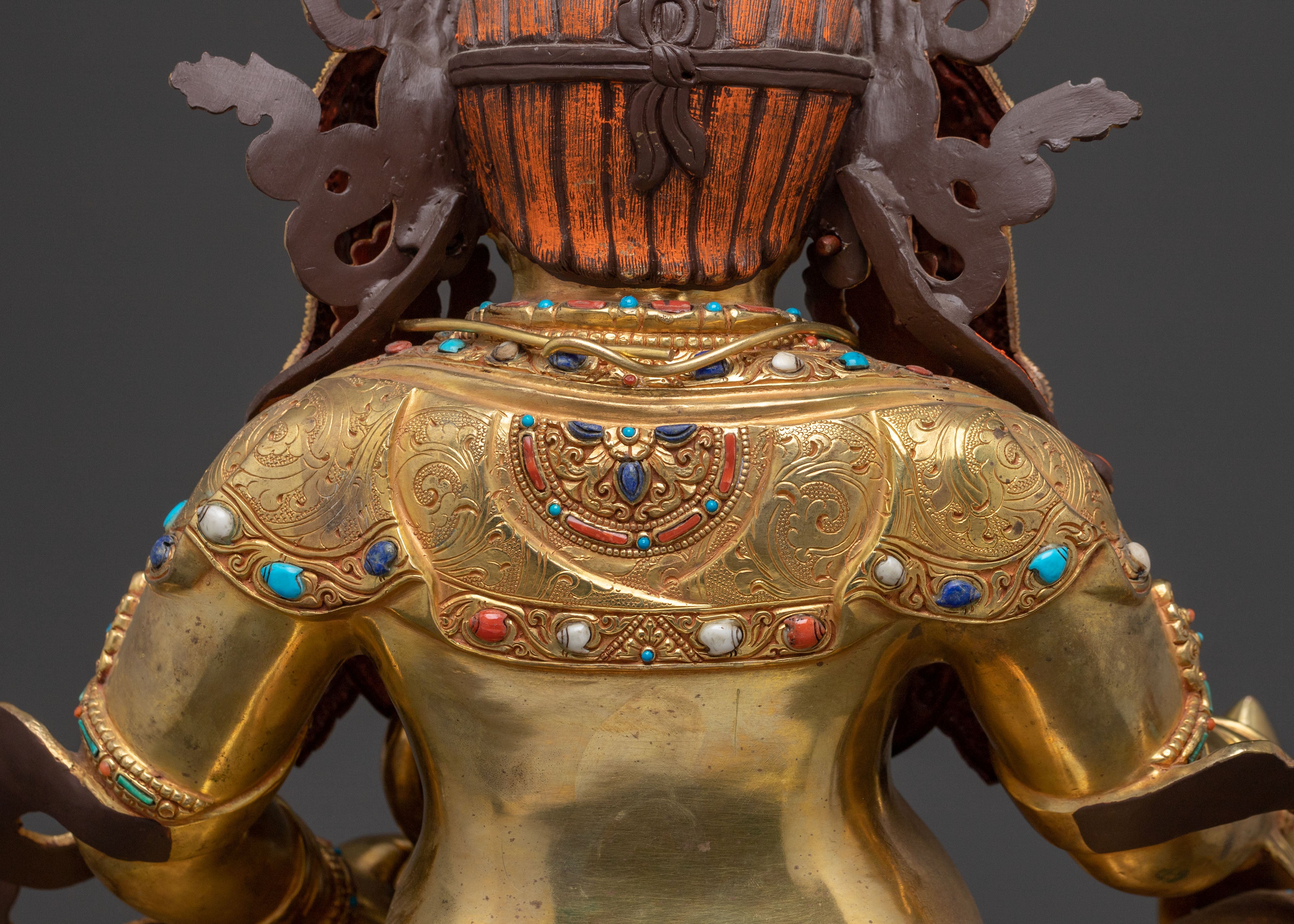 Zambhala Golden Statue | Guardian of Abundance