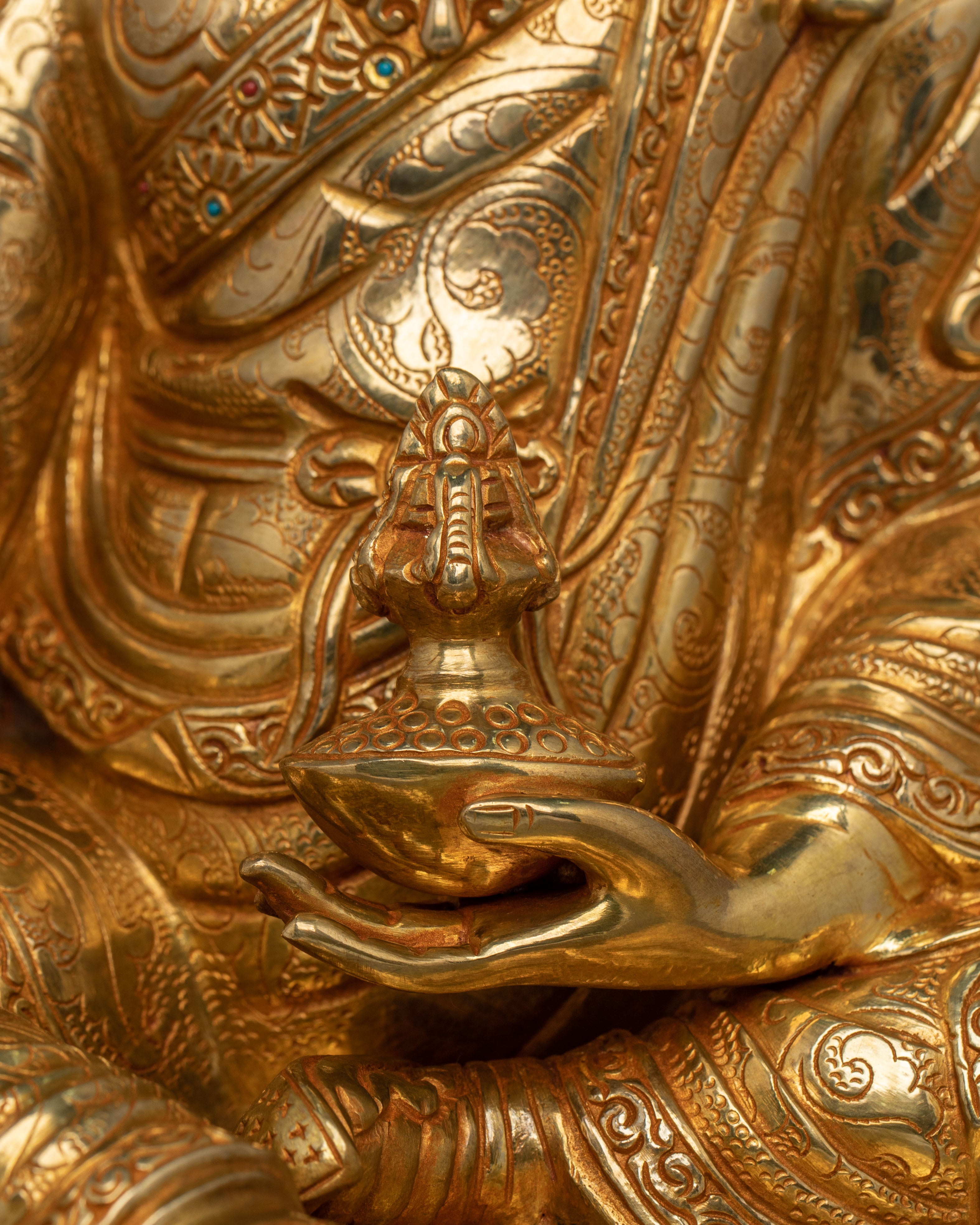 Spiritual Teacher Guru Rinpoche Sculpture | Founder of Tibetan Buddhism
