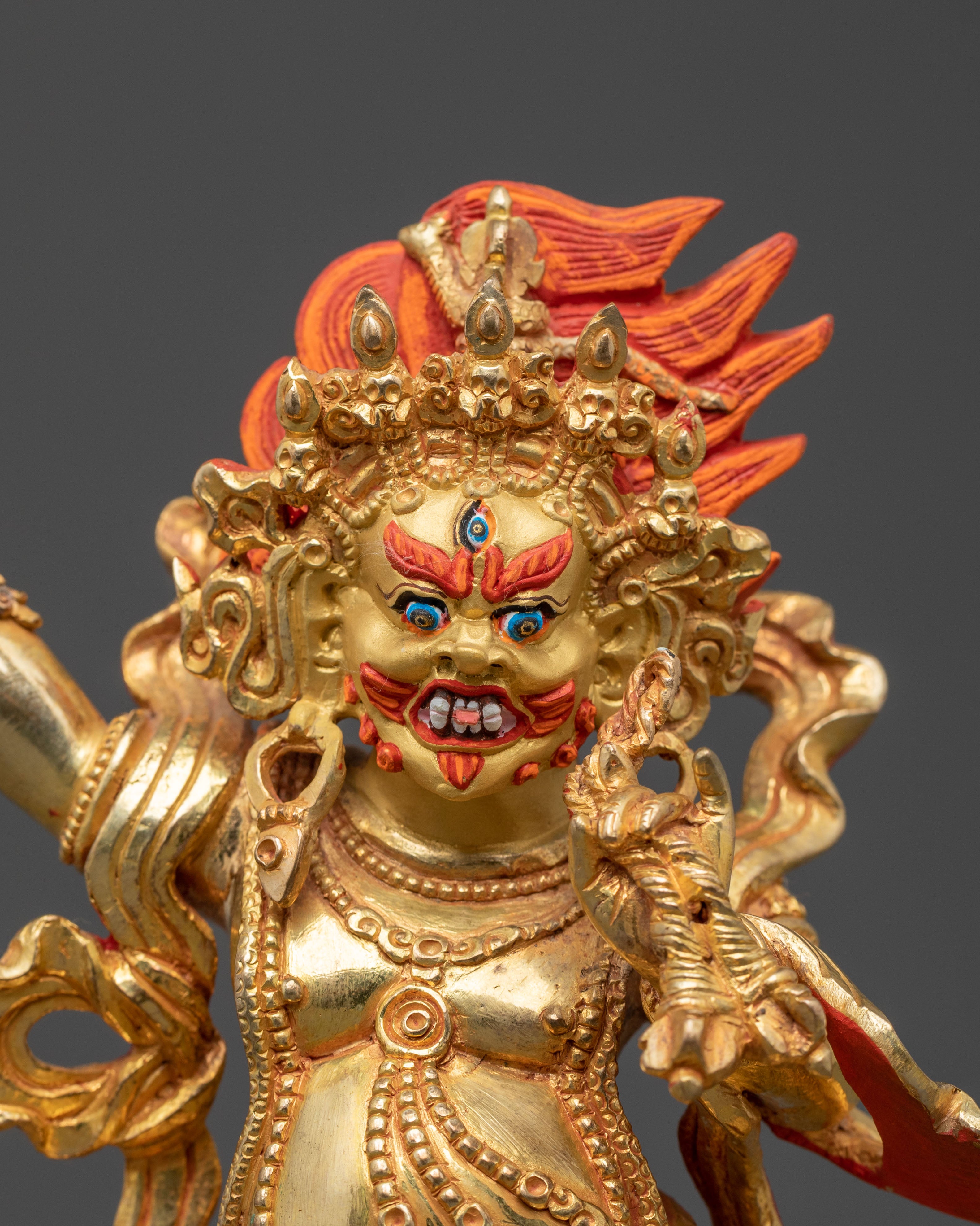 Vajrapani Deity Statue | Spiritual Protection & Meditation Deco