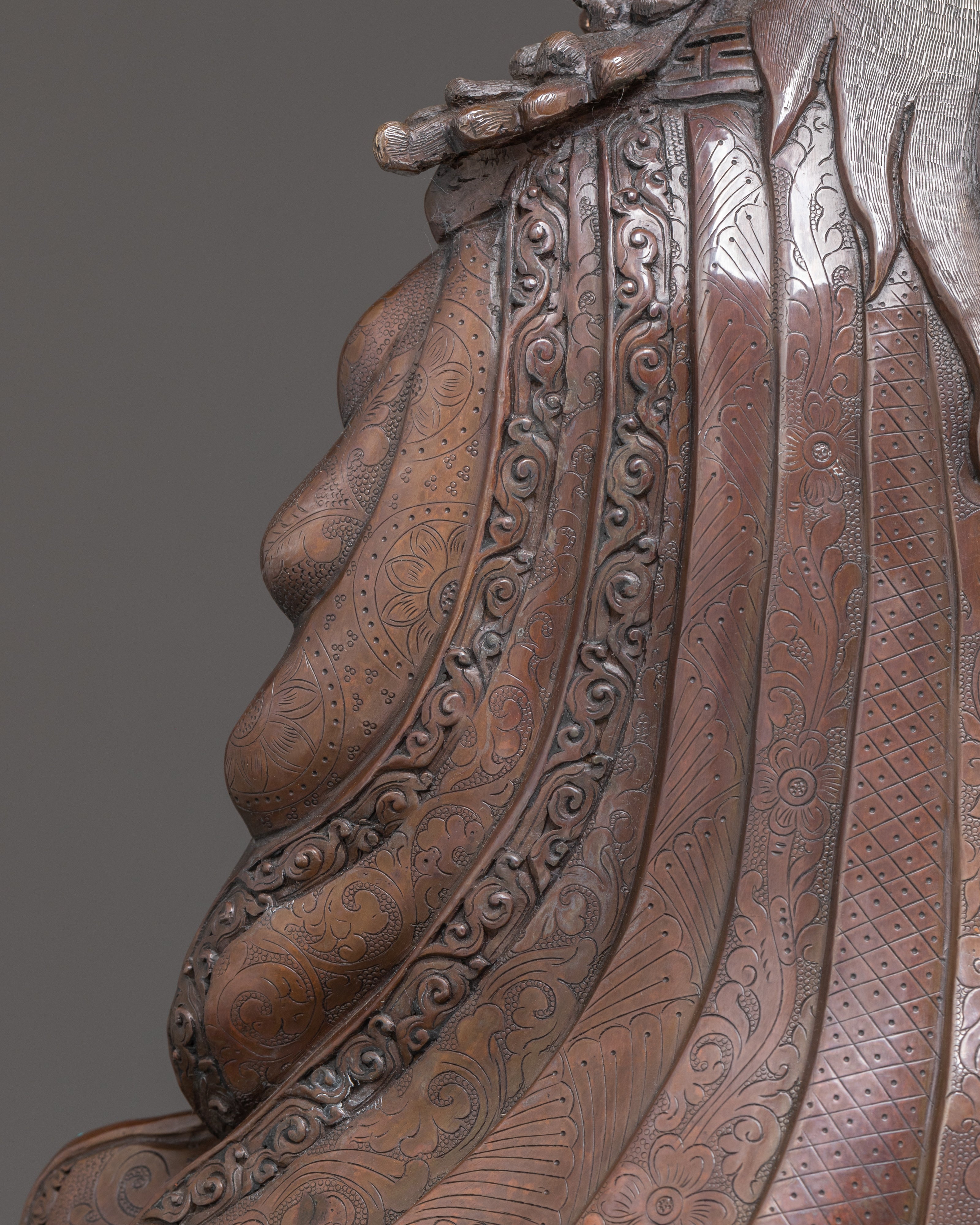 Handmade Guru Rinpoche Statue of Blessing and Power | Padmasambhava Artwork