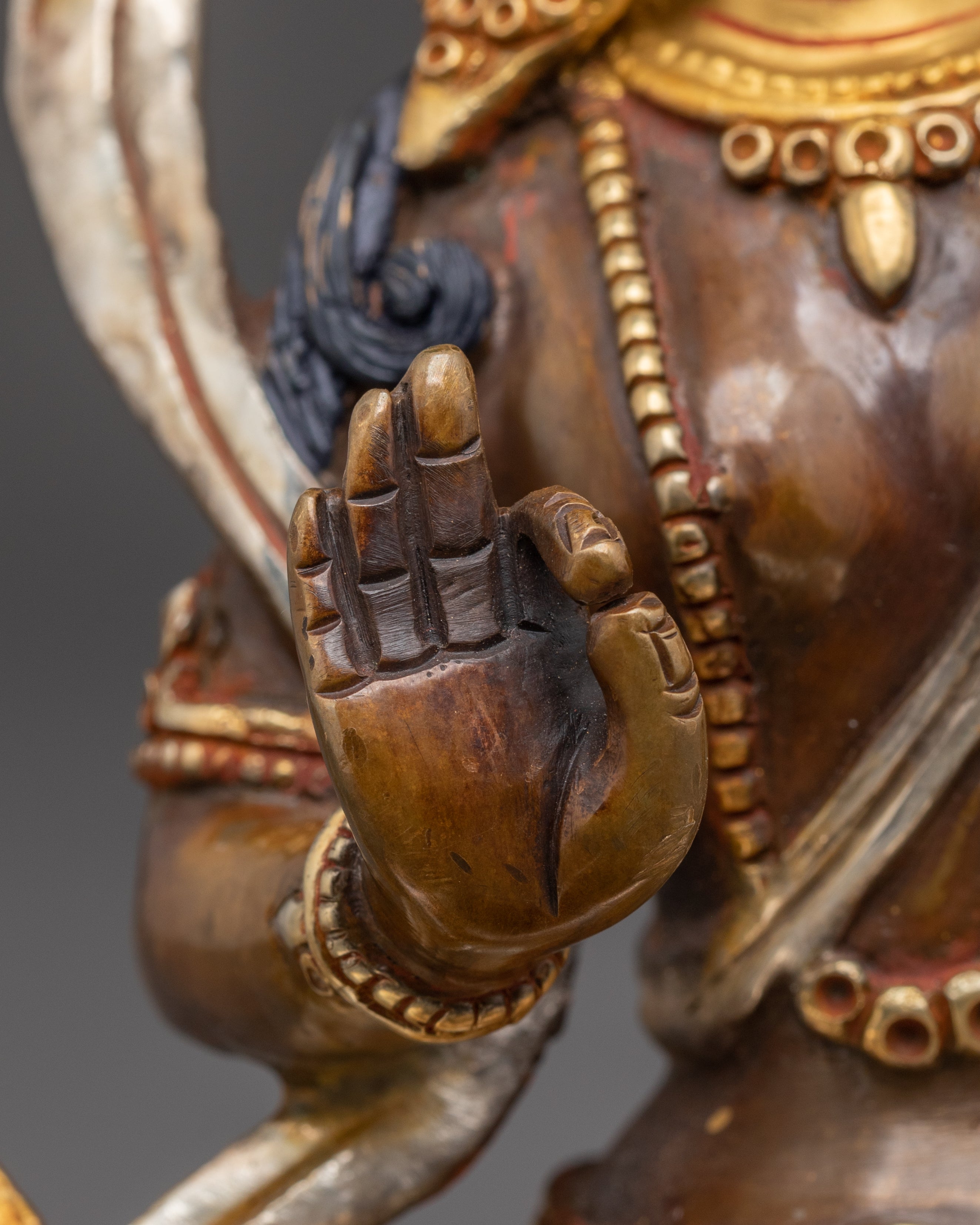 Guru Rinpoche Consorts Statue Set | A Sacred Union of Wisdom and Compassion