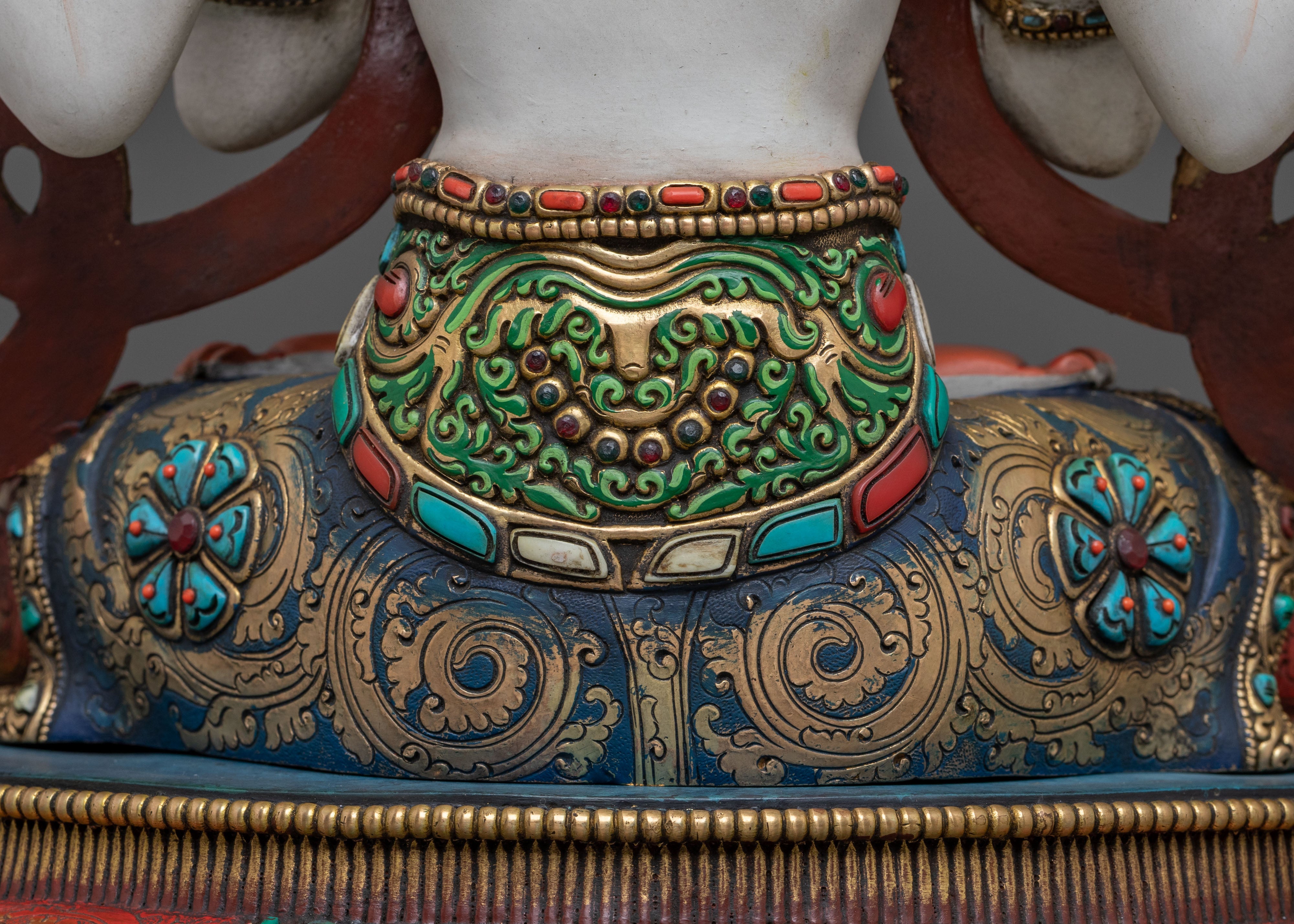 Four-Armed Divine Chenrezig | Buddhist Sculpture