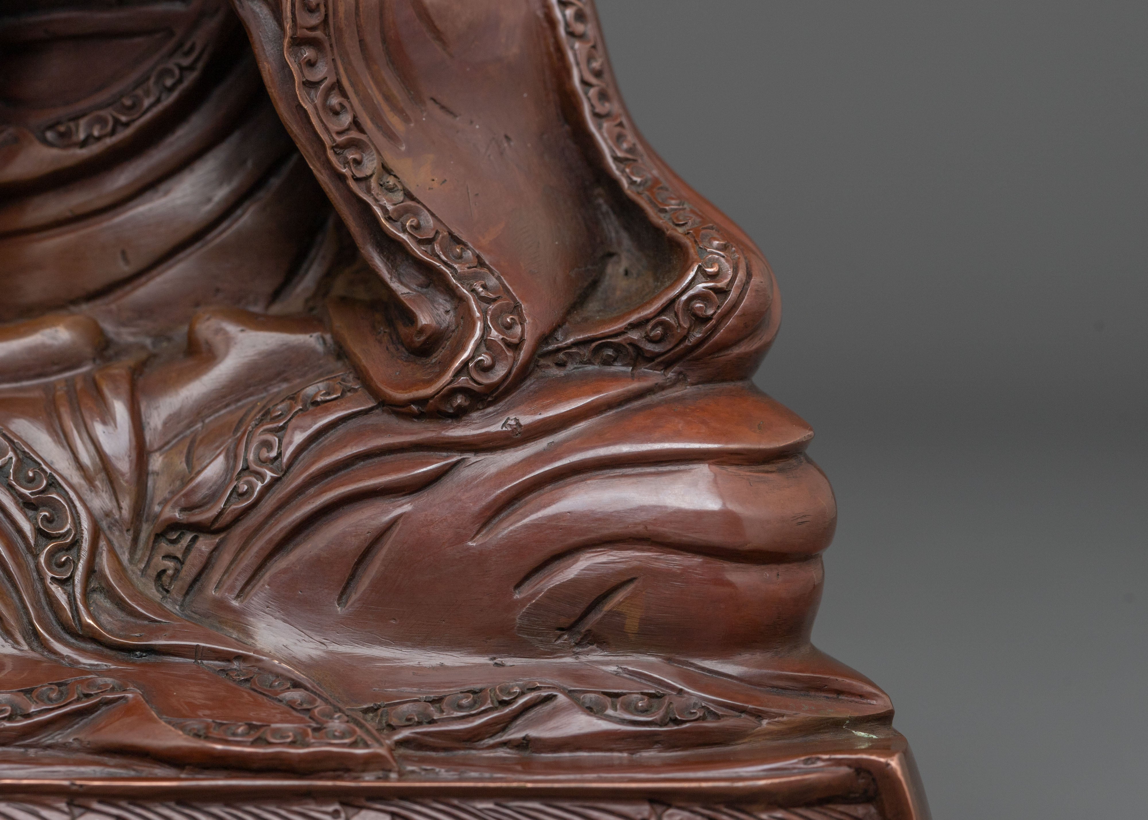 Karmapa Tibetan Buddhist Master Statue | Buddhist Home Decor