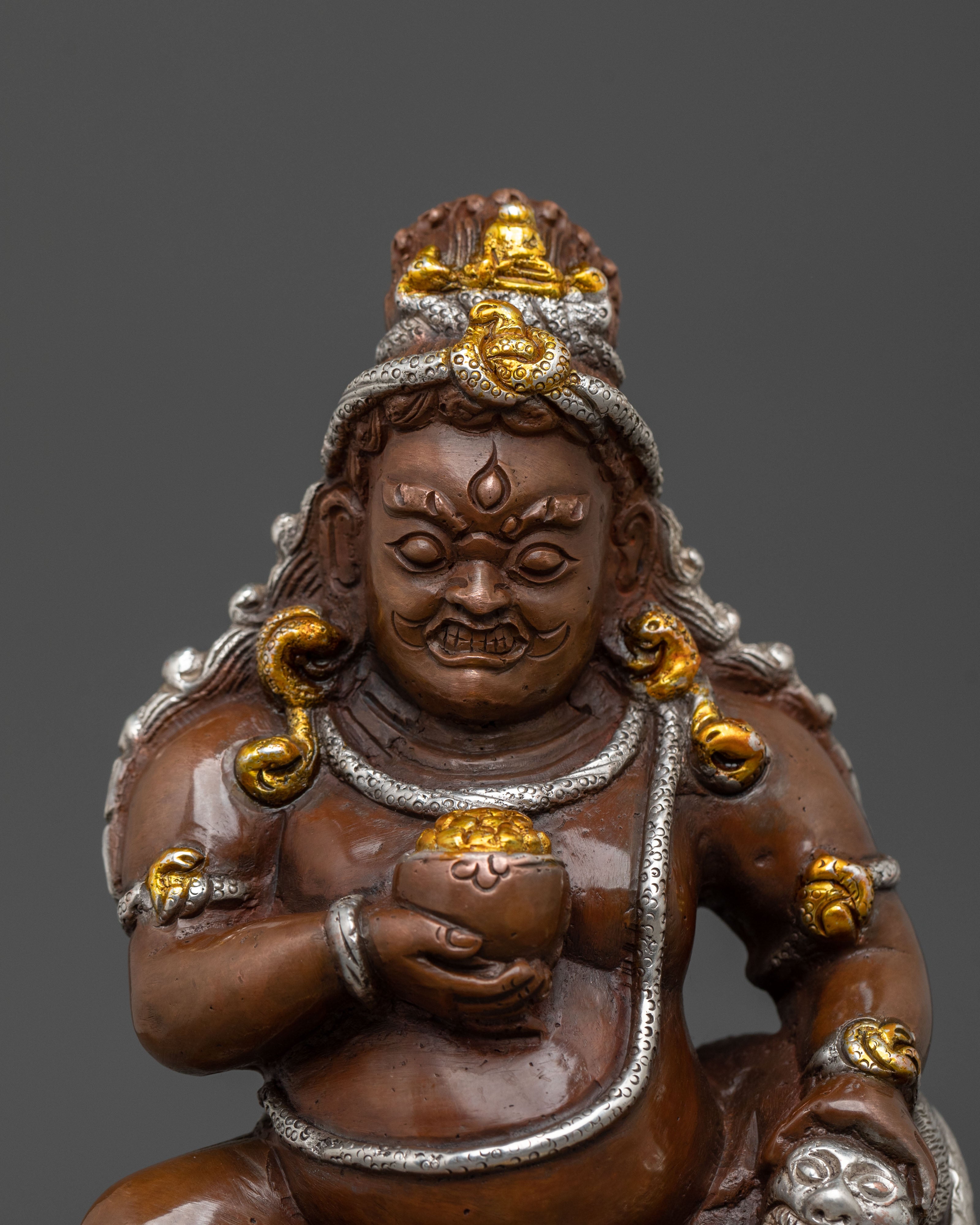 Black Dzambhala Statue | Wealth Deity