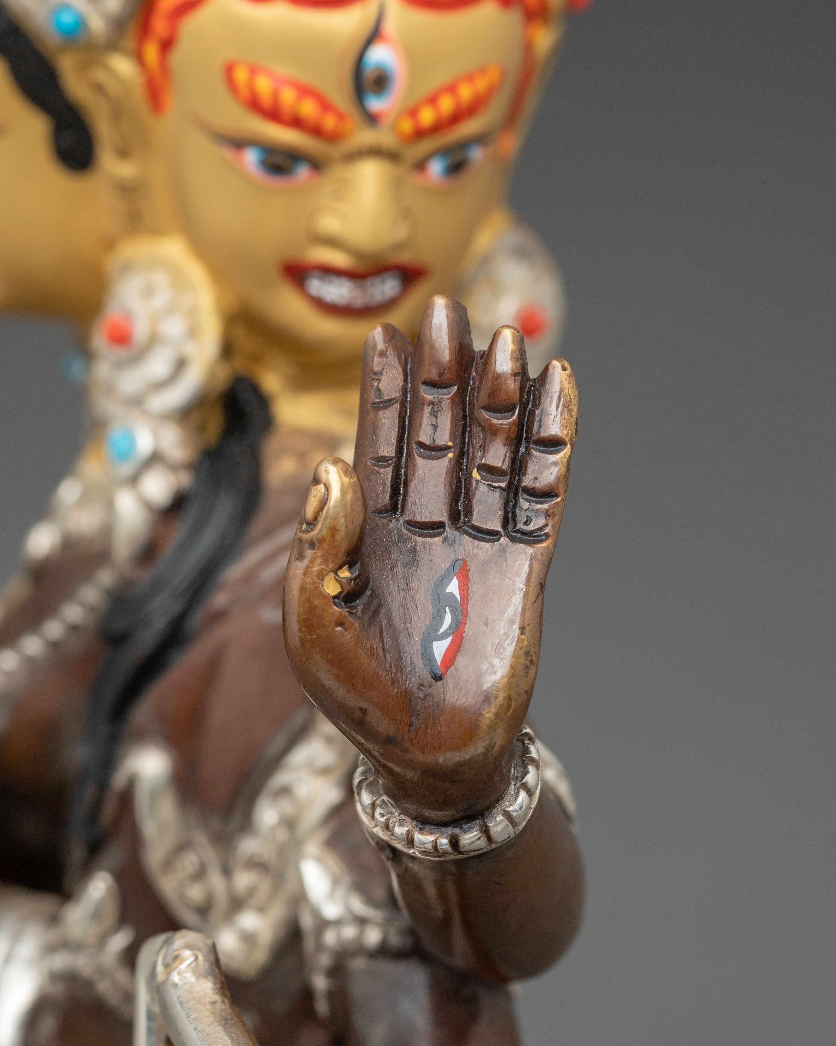 Namgyalma Longevity Blessing Sculpture with Silver Plating