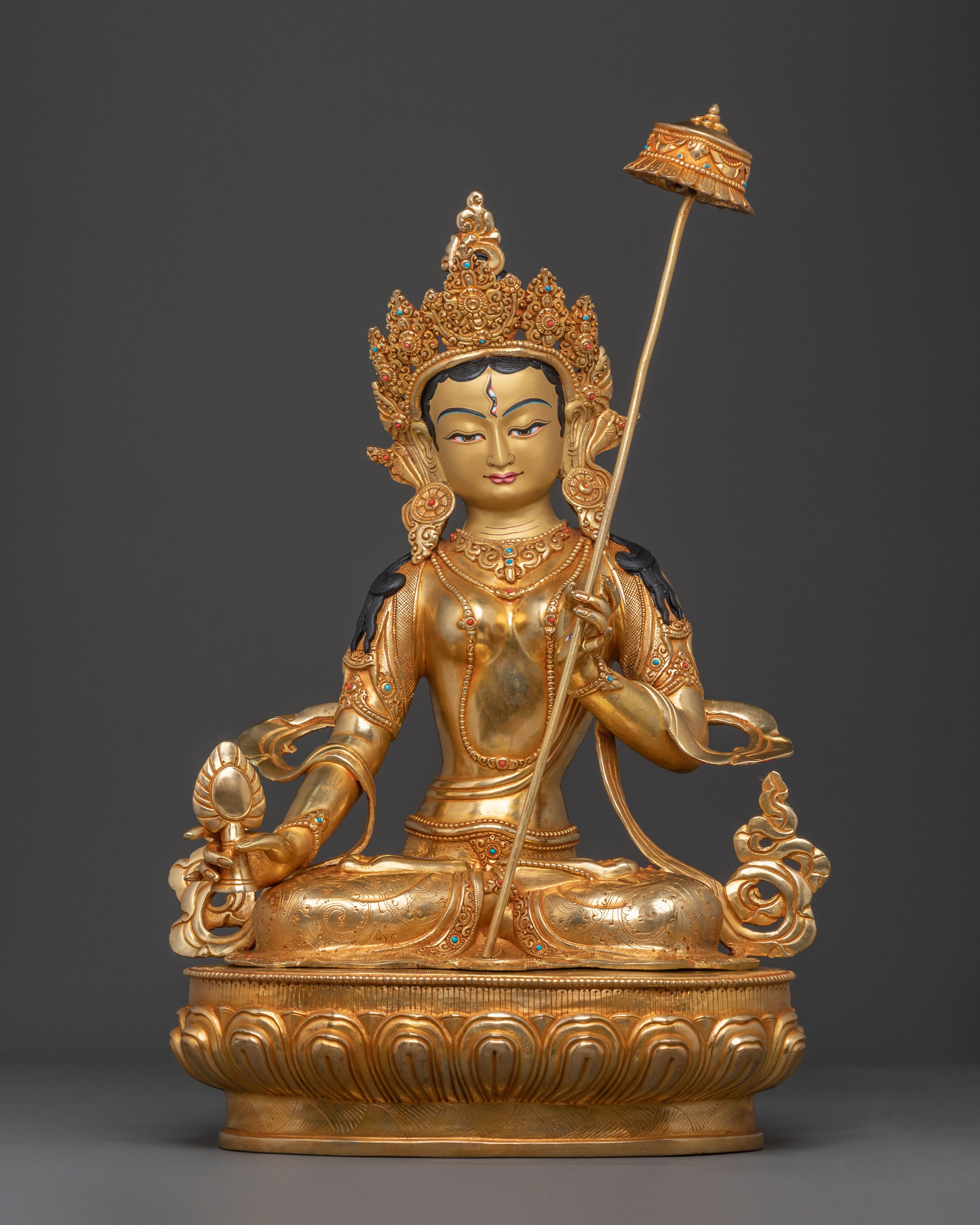 Dukar Sacred Statue | White Umbrella Goddess of Protection