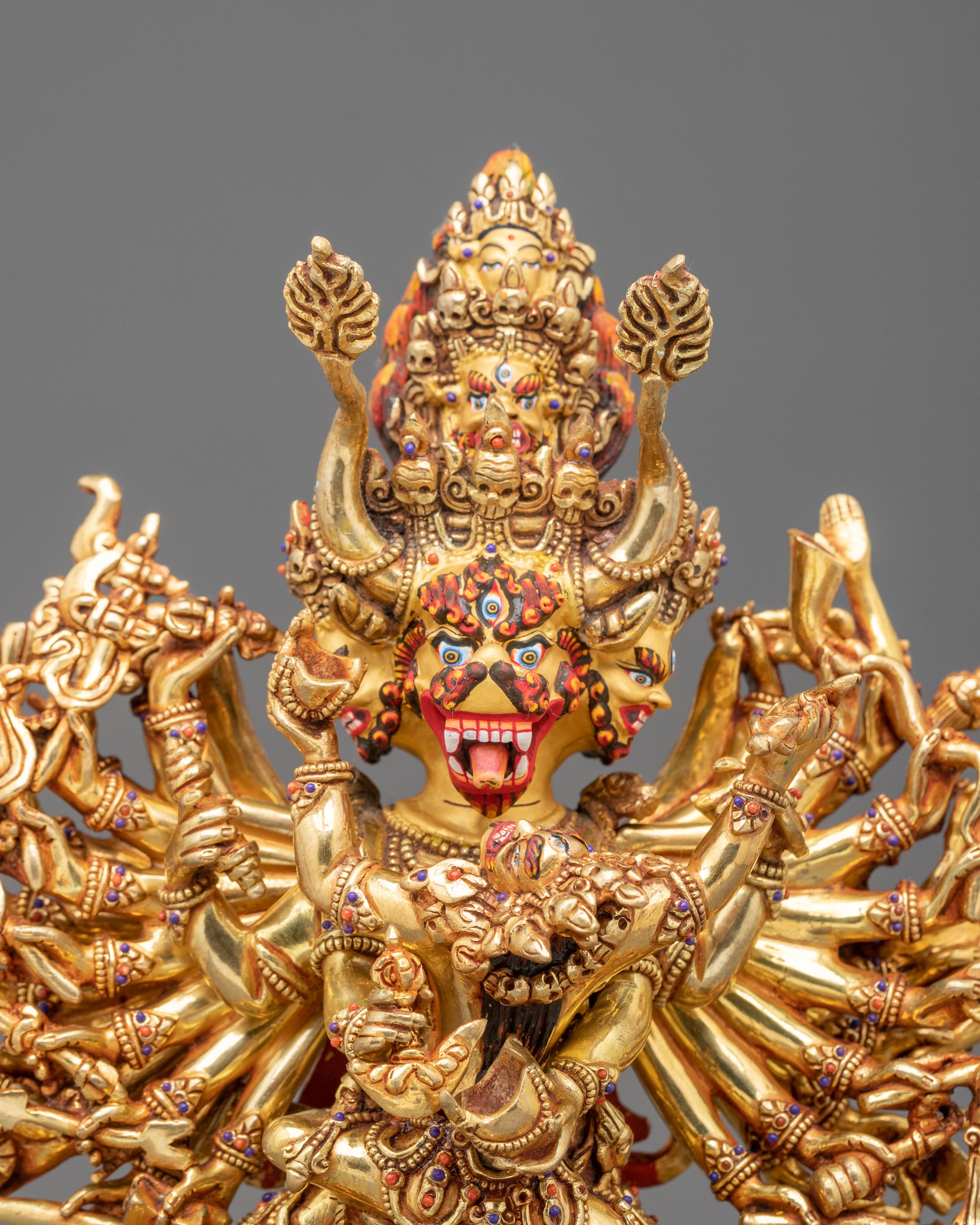 Dharma Protector Yamantaka Statue | Wrathful Conqueror of Death