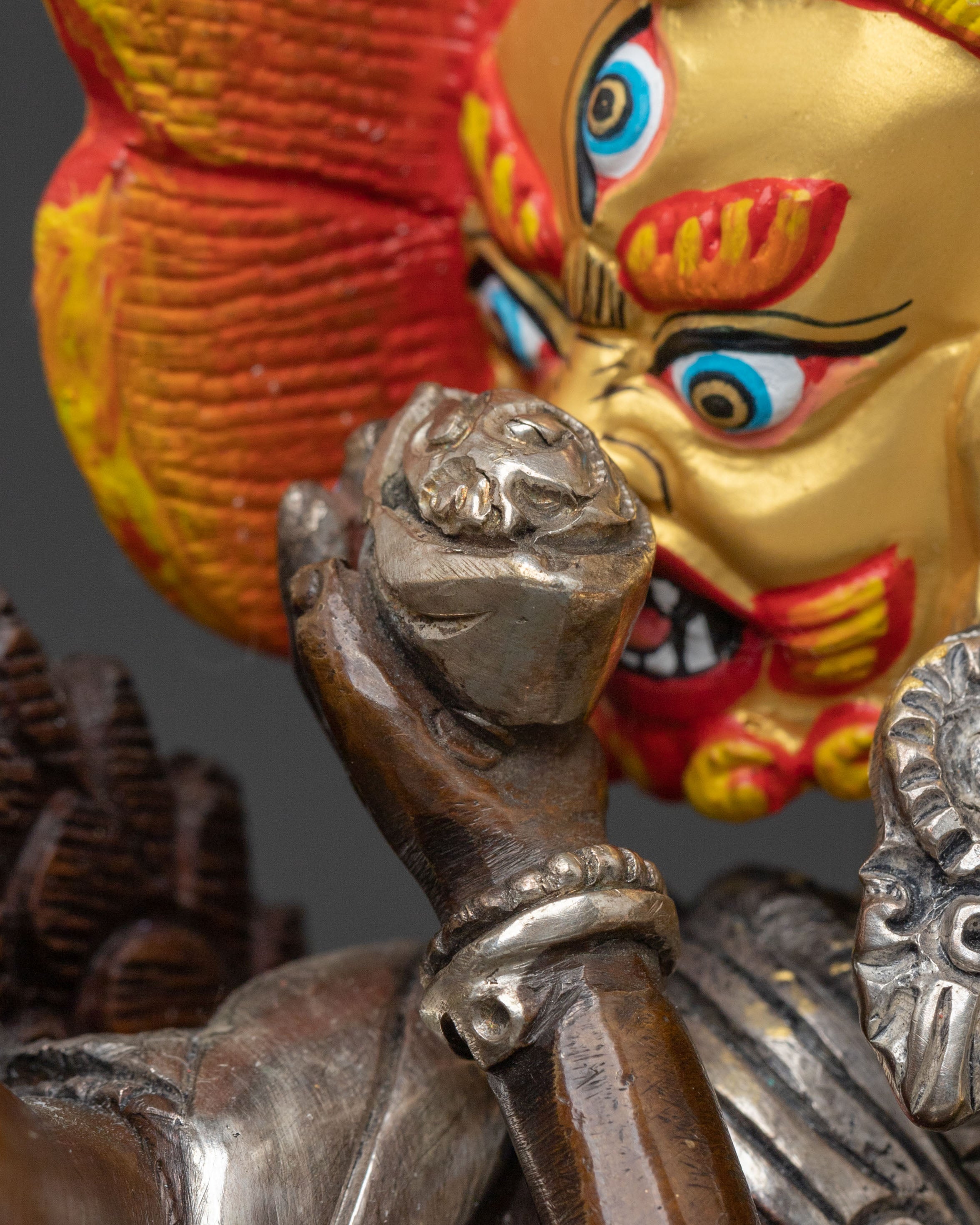 Vajrakilaya Meditational Statue | Sacred Altar Decor