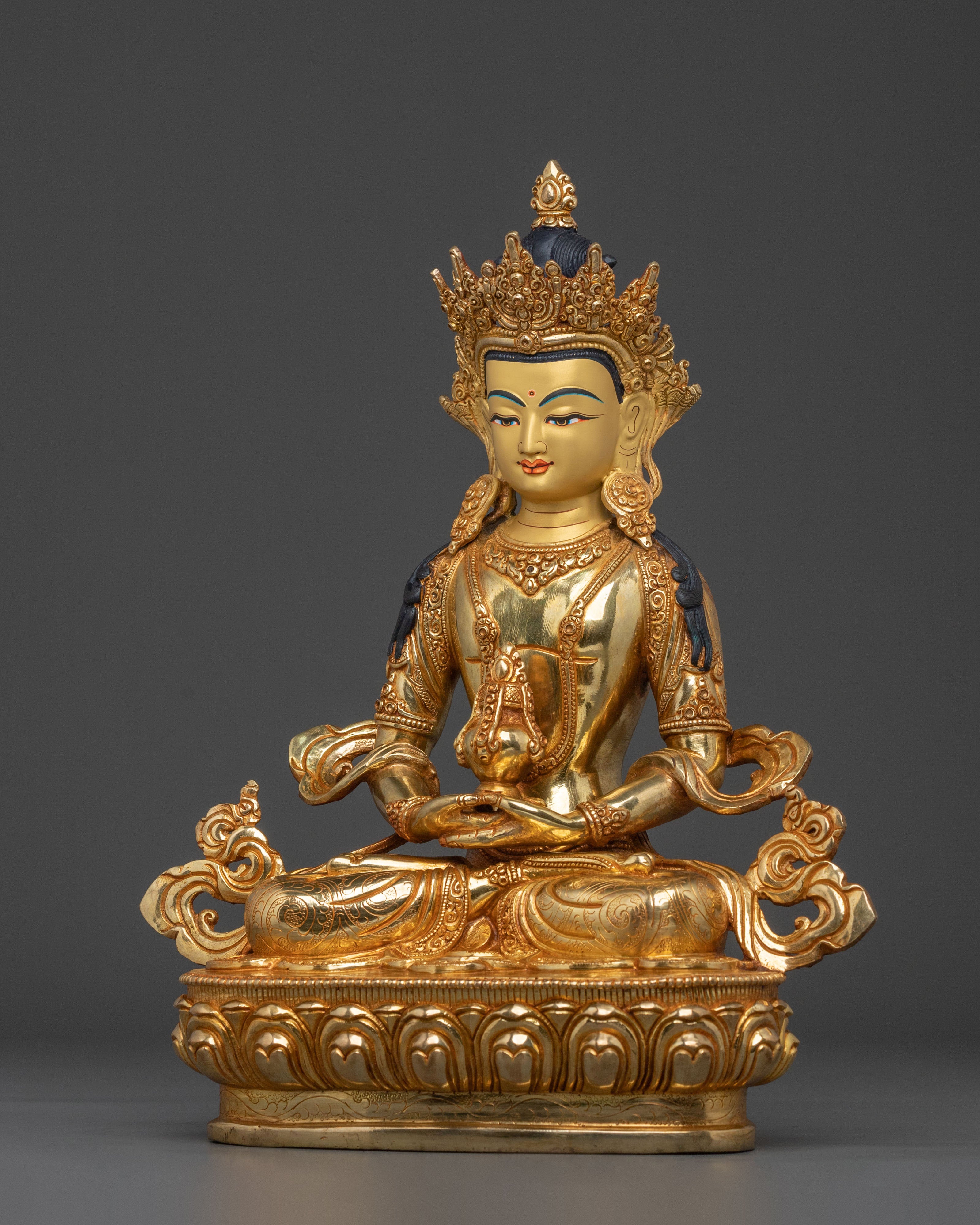 Radiant Amitayus Statue | Buddha of Longevity