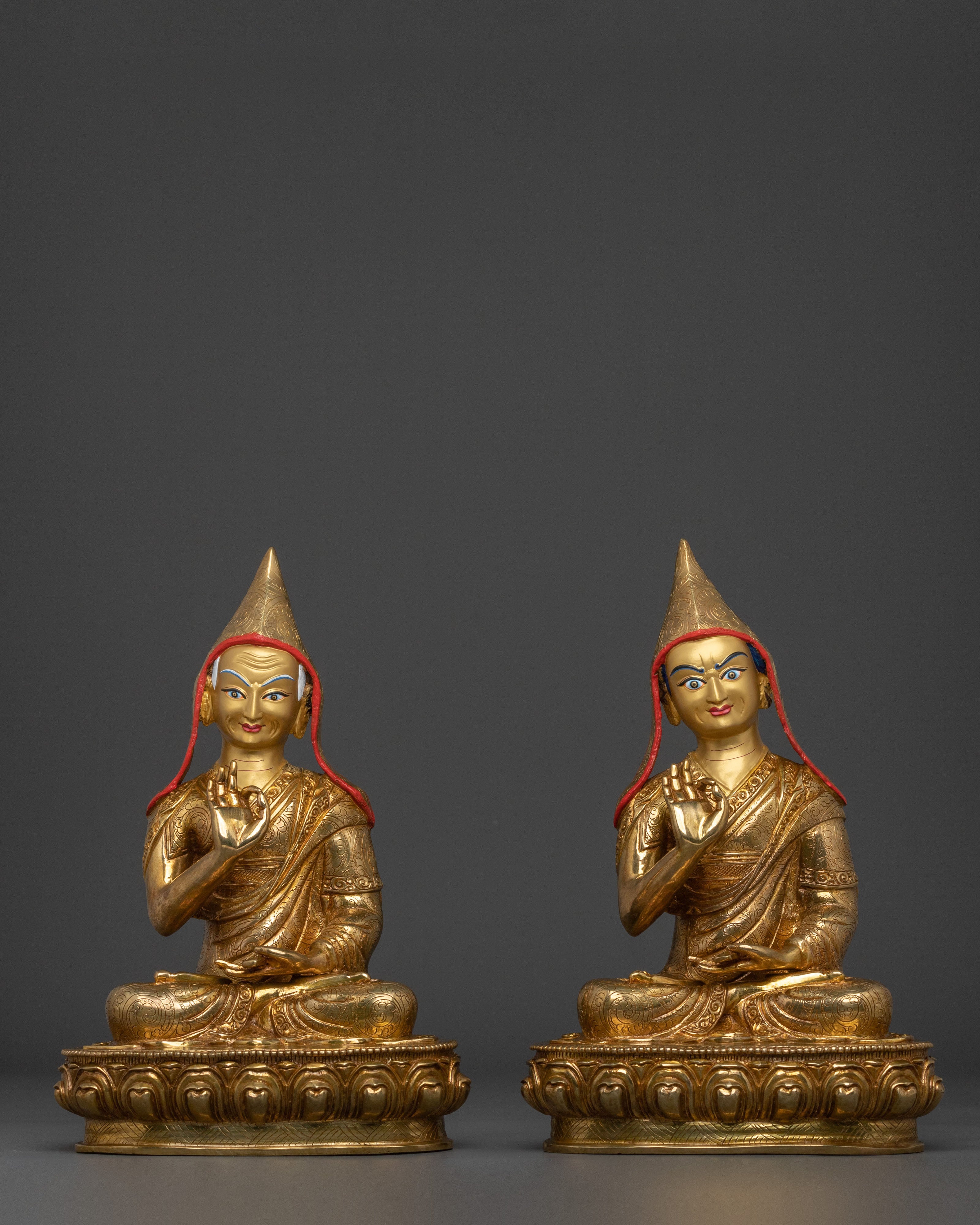 Disciples of Tsongkhapa Statue Set