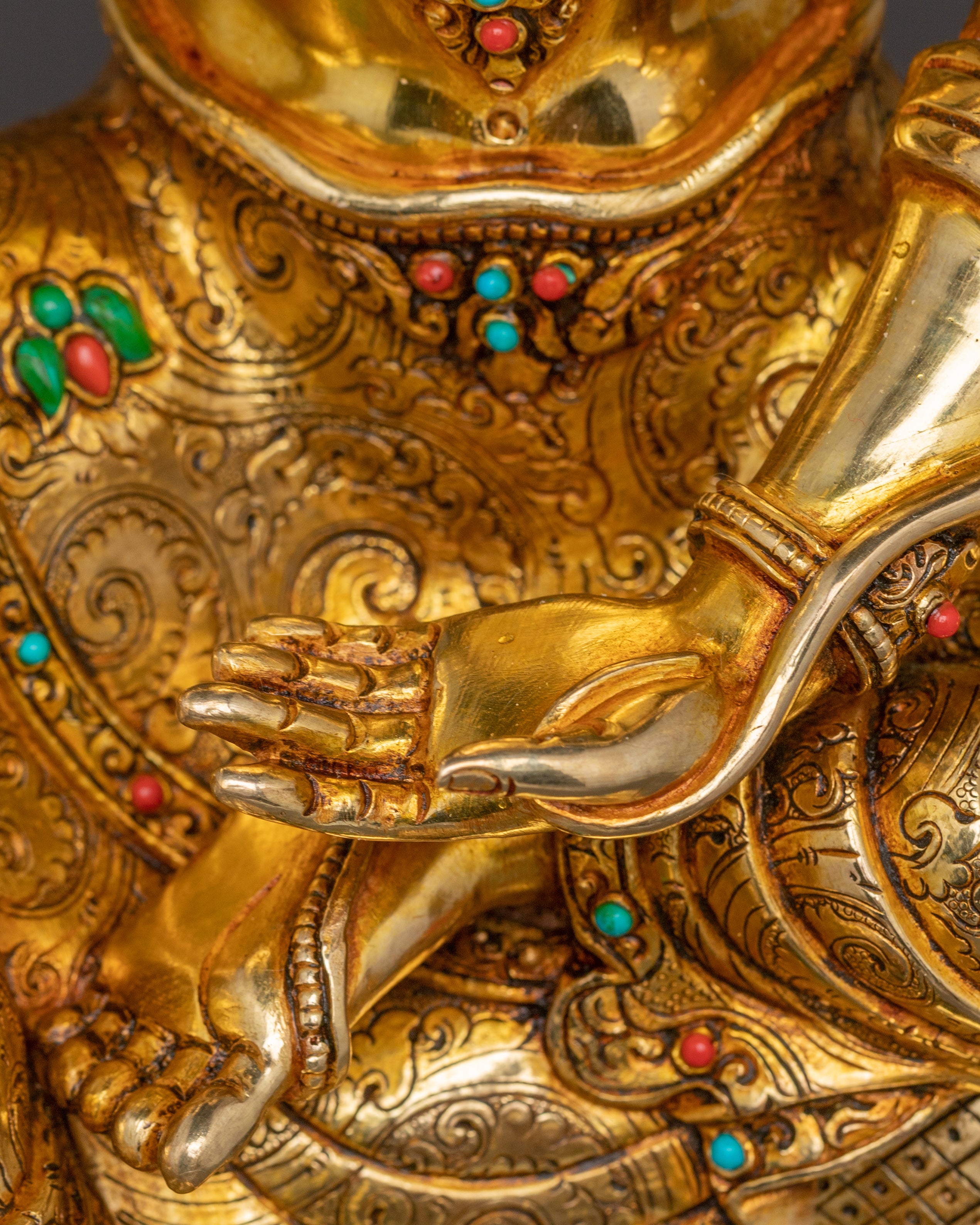 Golden Samantabhadra Buddhist Statue | Symbol of Enlightenment