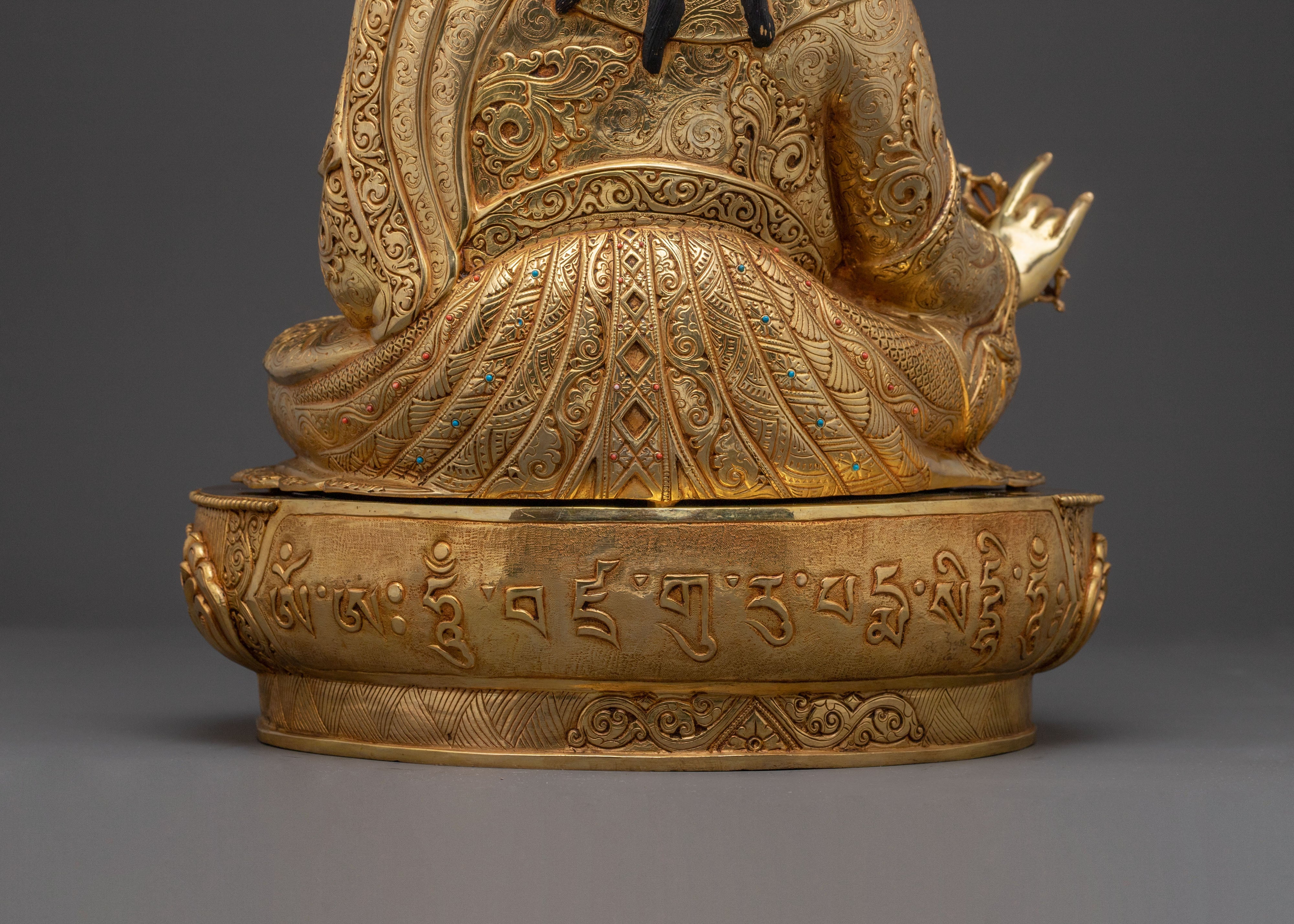 Blessing Statue of Guru Rinpoche - Handcrafted Masterpiece