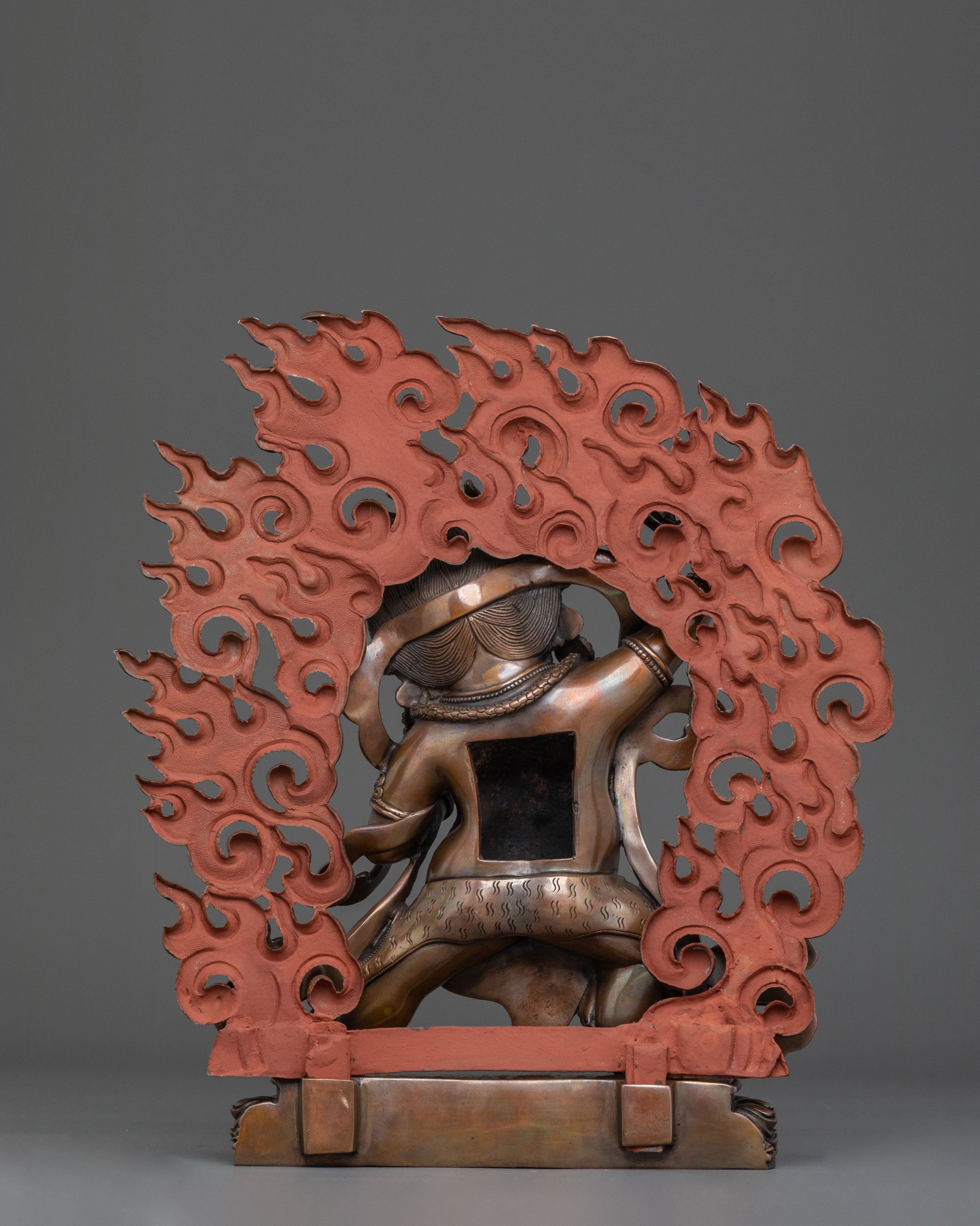 Handmade Golden Vajrapani Statue | Home Decor