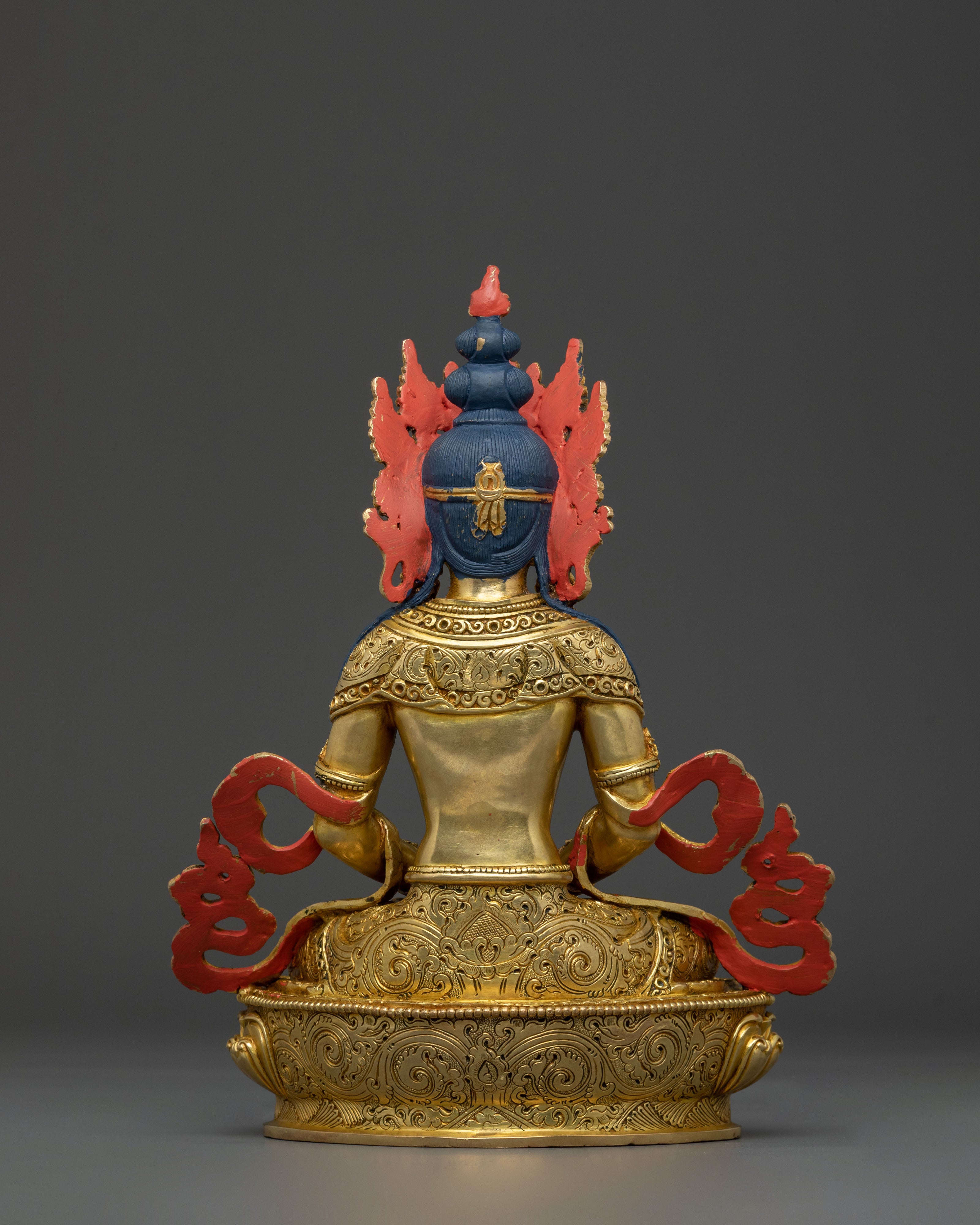 Himalayan Amitayus Sacred Statue | Buddhist Deity of Long Life & Vitality