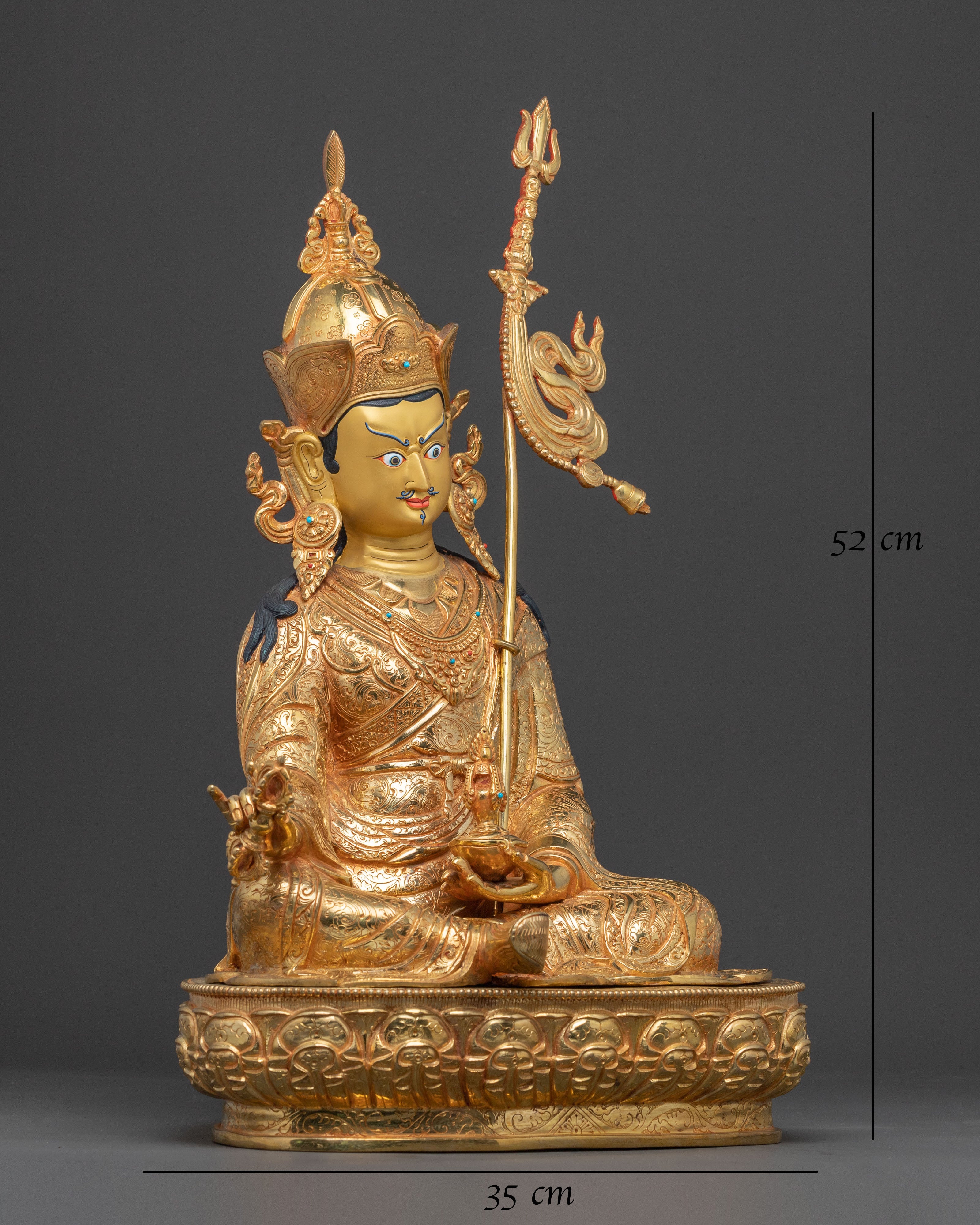 Guru Rinpoche Tibetan Master Statue