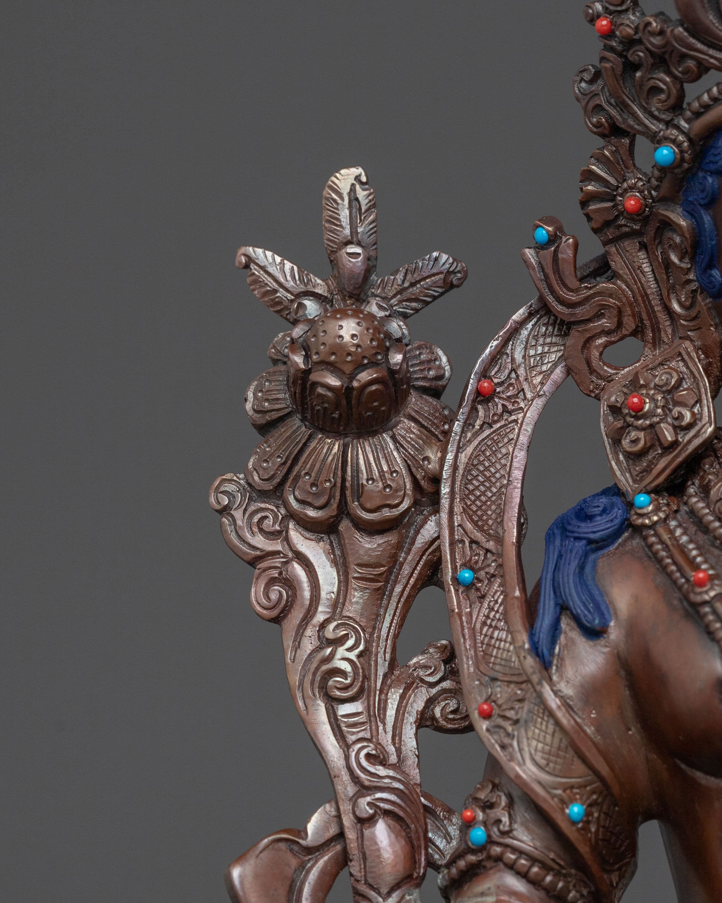 Green Tara Sacred Goddess Figurine | Tibetan Meditation Art