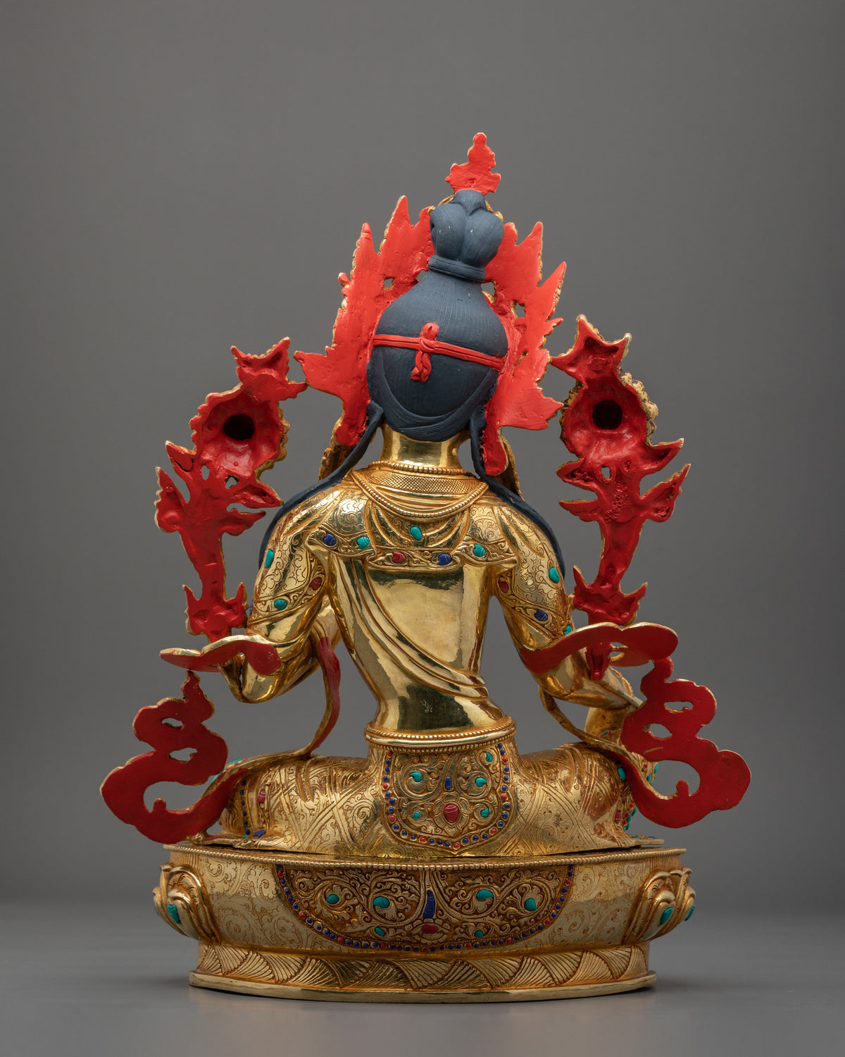 Shyamatara Statue | Hand-Carved 24k Gold Gilding Statue