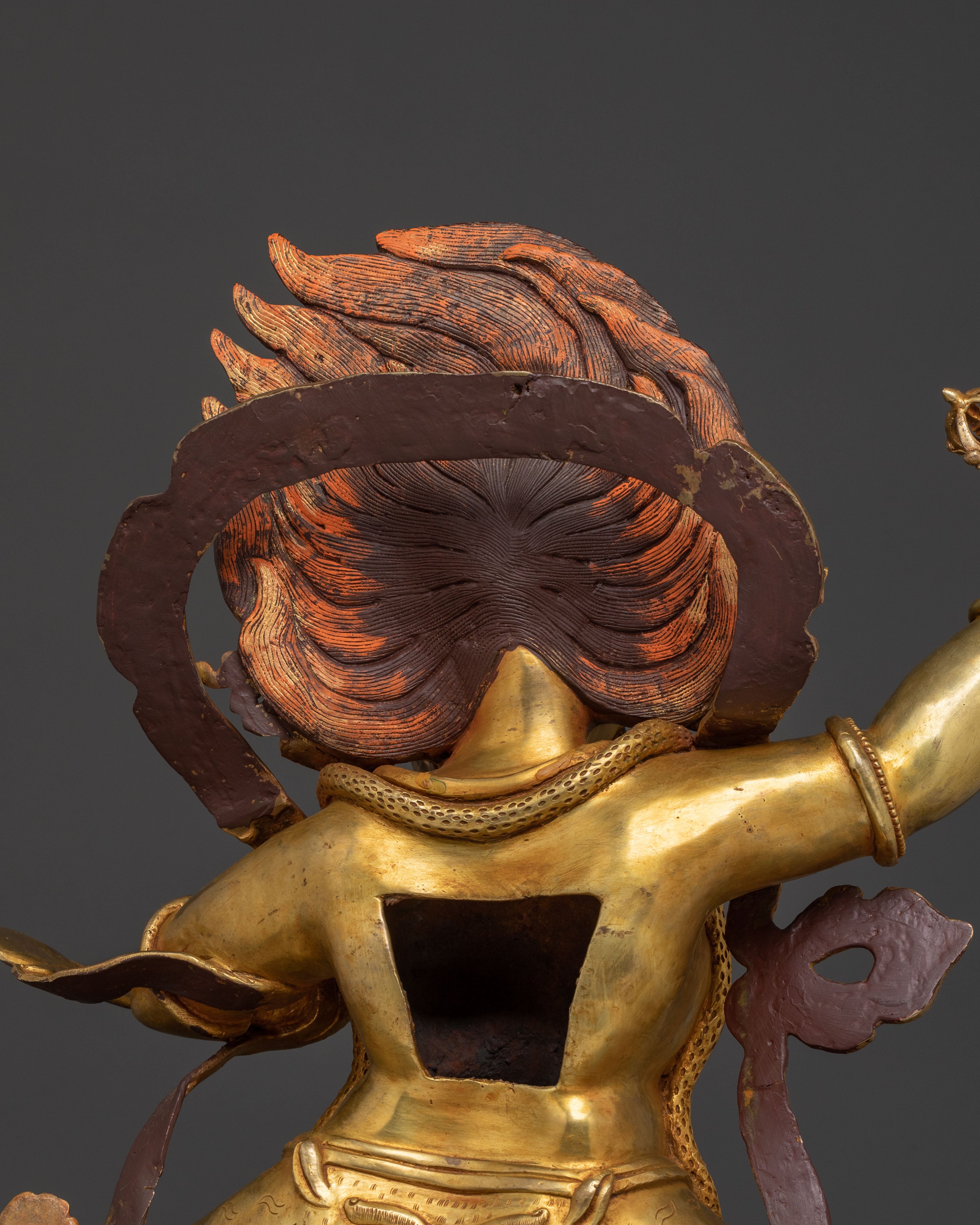 Vajrapani Protector Gilded Statue – Spiritual Decor