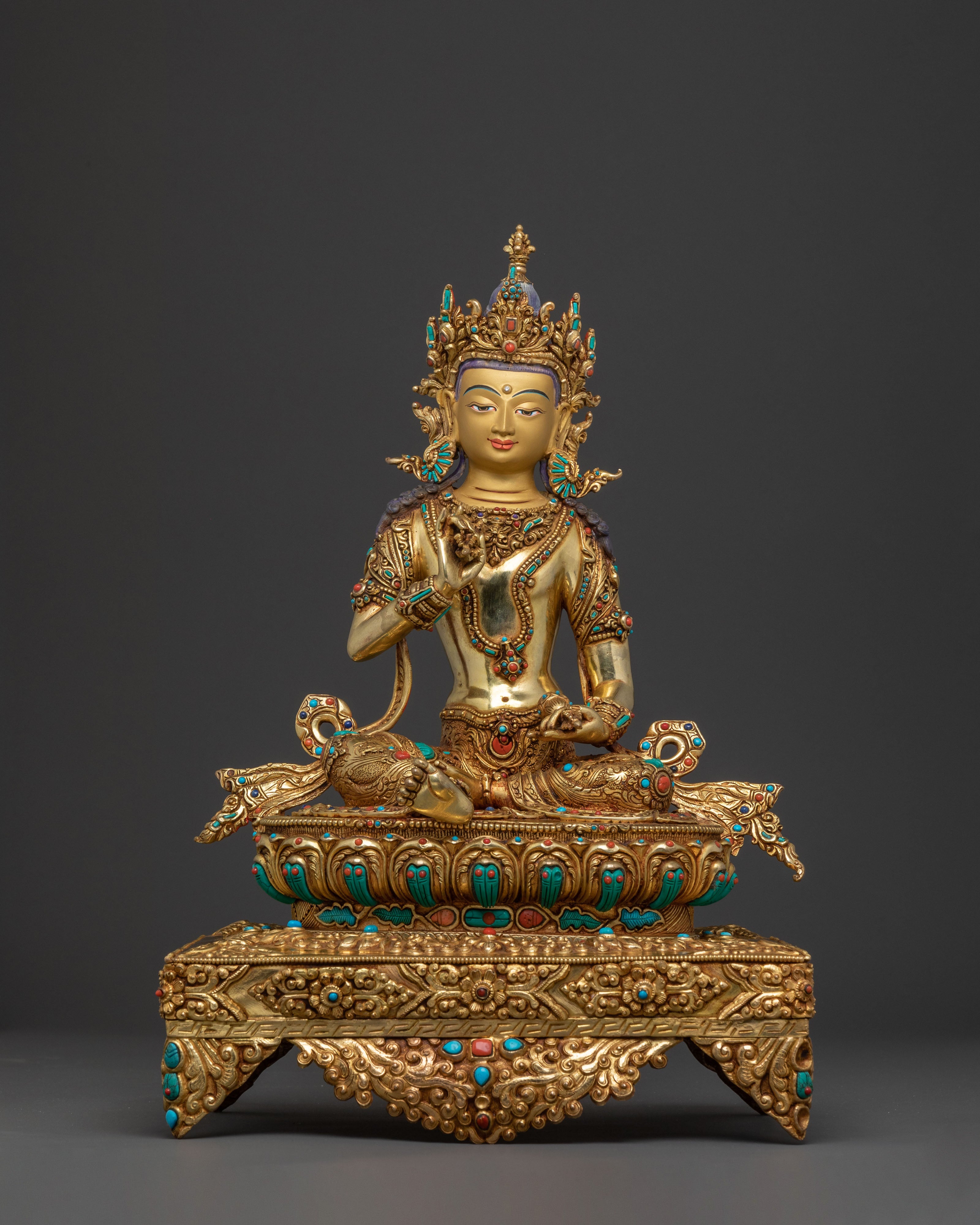 Sacred Vajrasattva Golden Statue: Ultimate purification