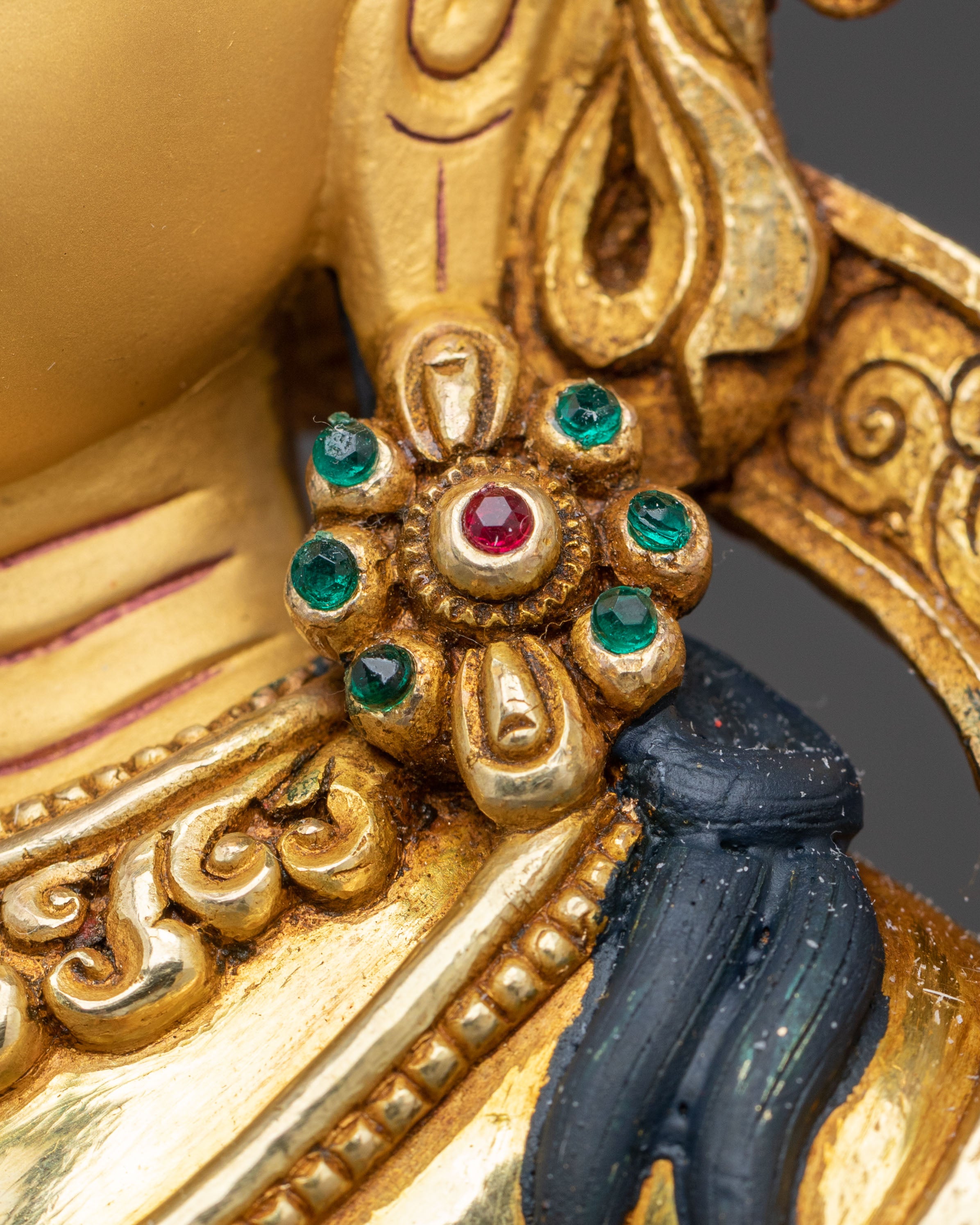 Green Tara Statue Liberator of Suffering | Hand-Gilded Elegance