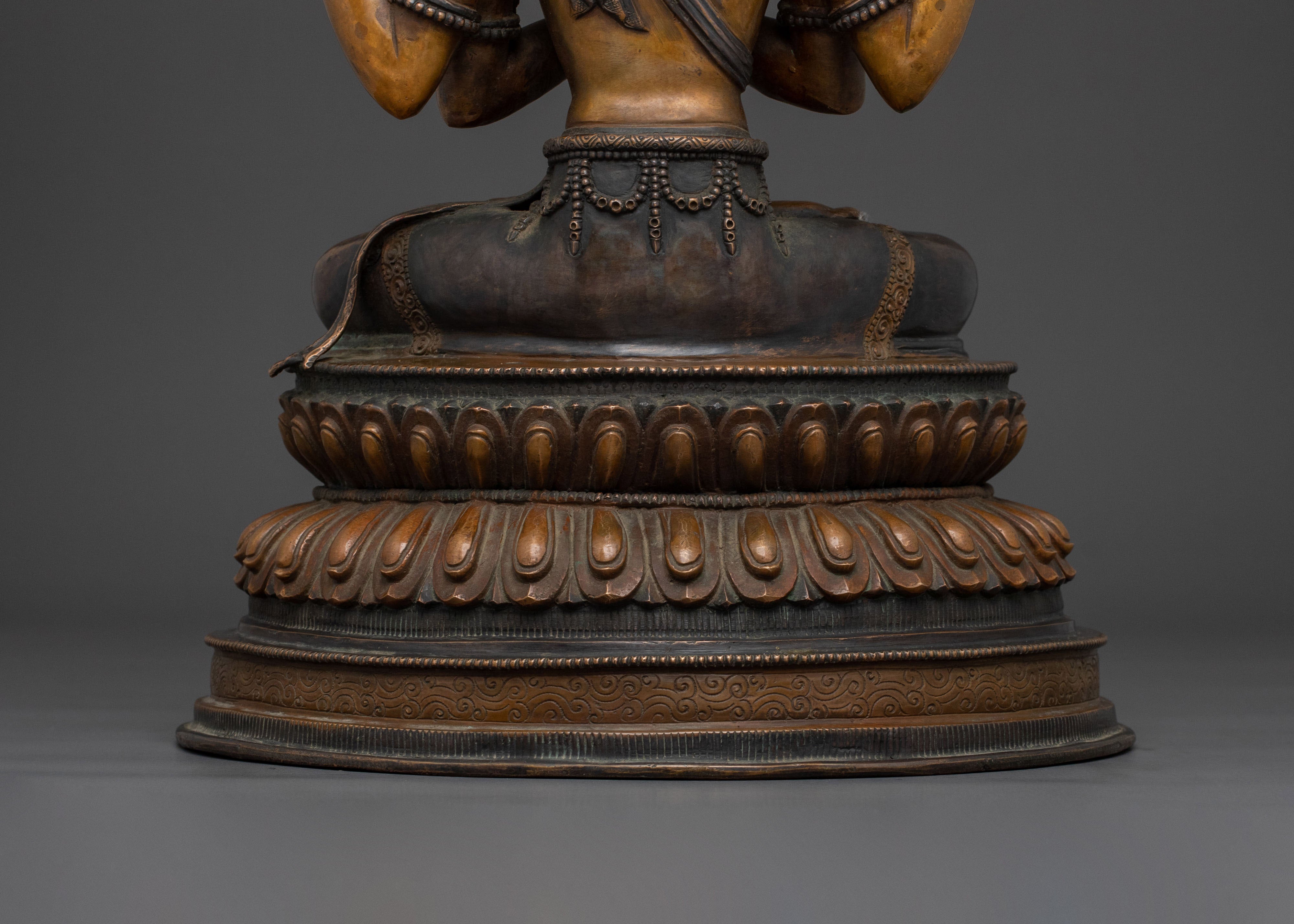 Avalokiteshvara Compassion Statue | Deity of Mercy and Loving-Kindness