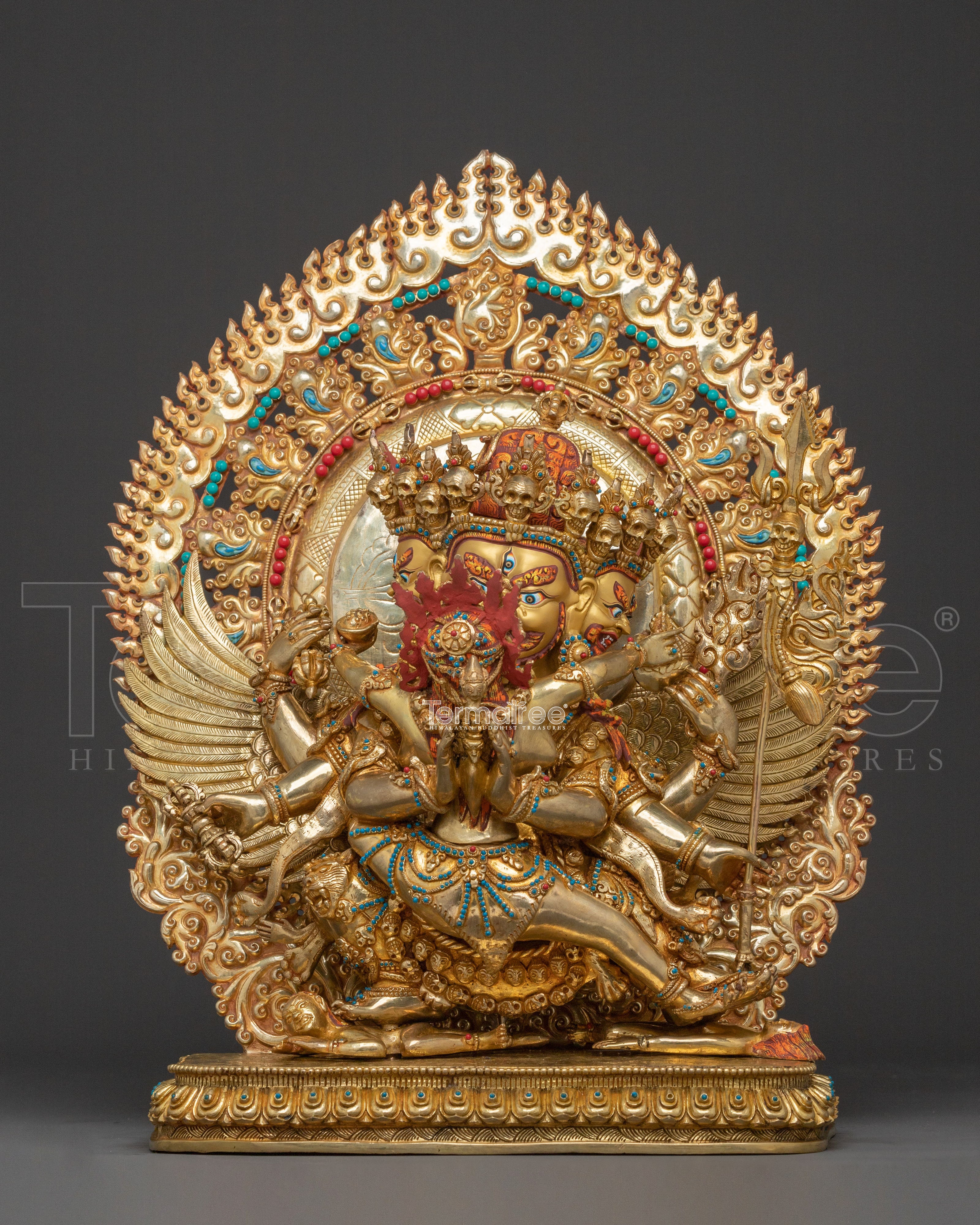 Vajrakilaya Sacred Statue | Wrathful Deity of Purification and Power