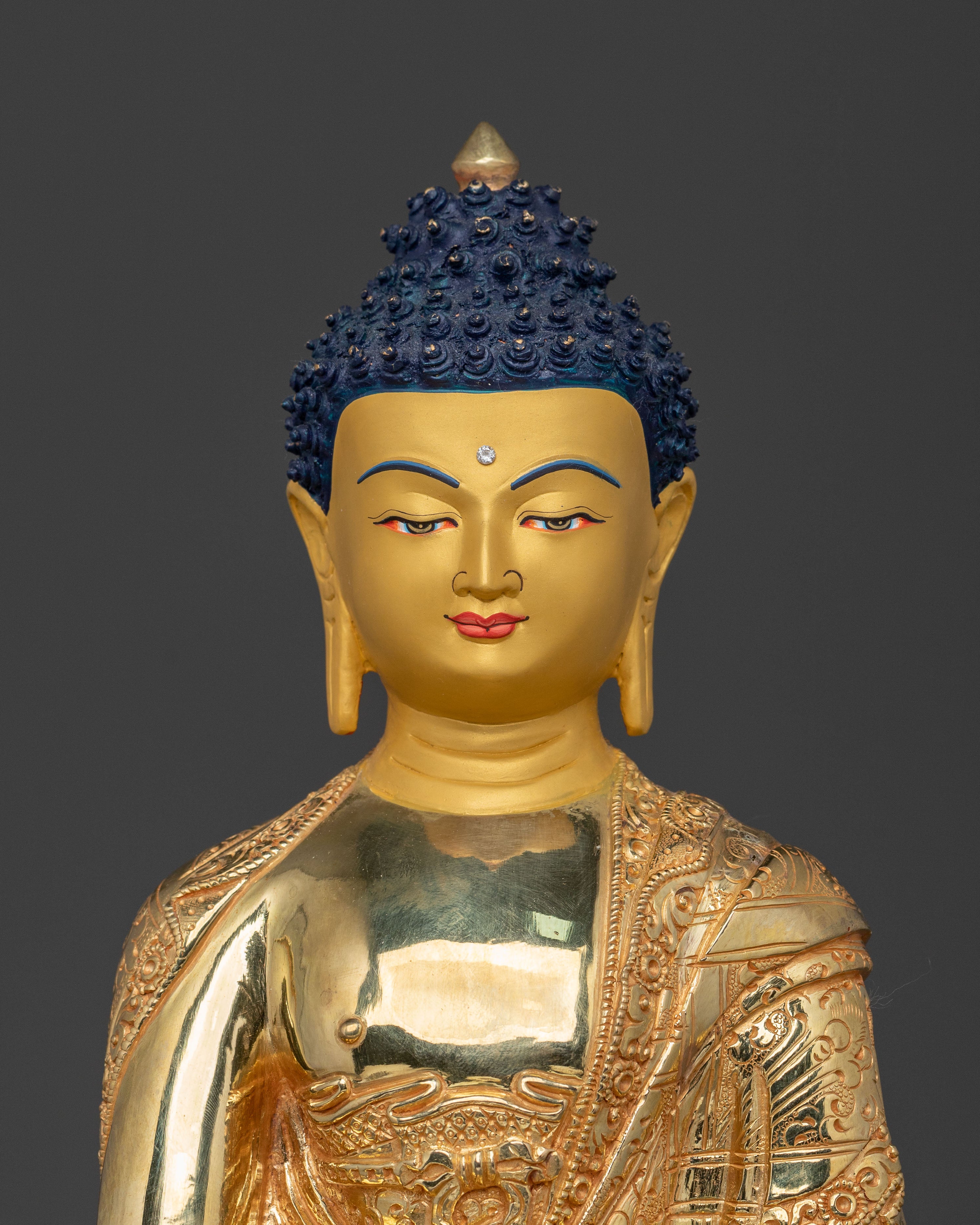 Peaceful Meditation Figurine of Shakyamuni Buddha