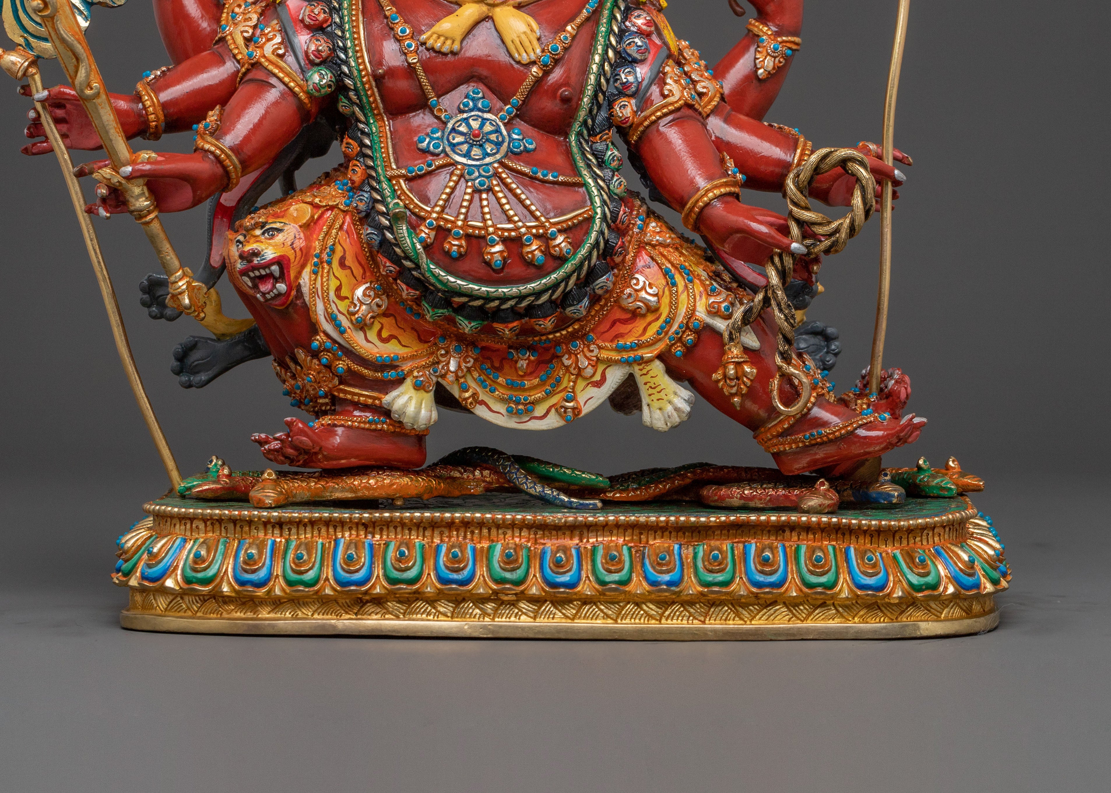 Hayagriva Meditation Figure |  24k Gold Gilded Protector Figrue
