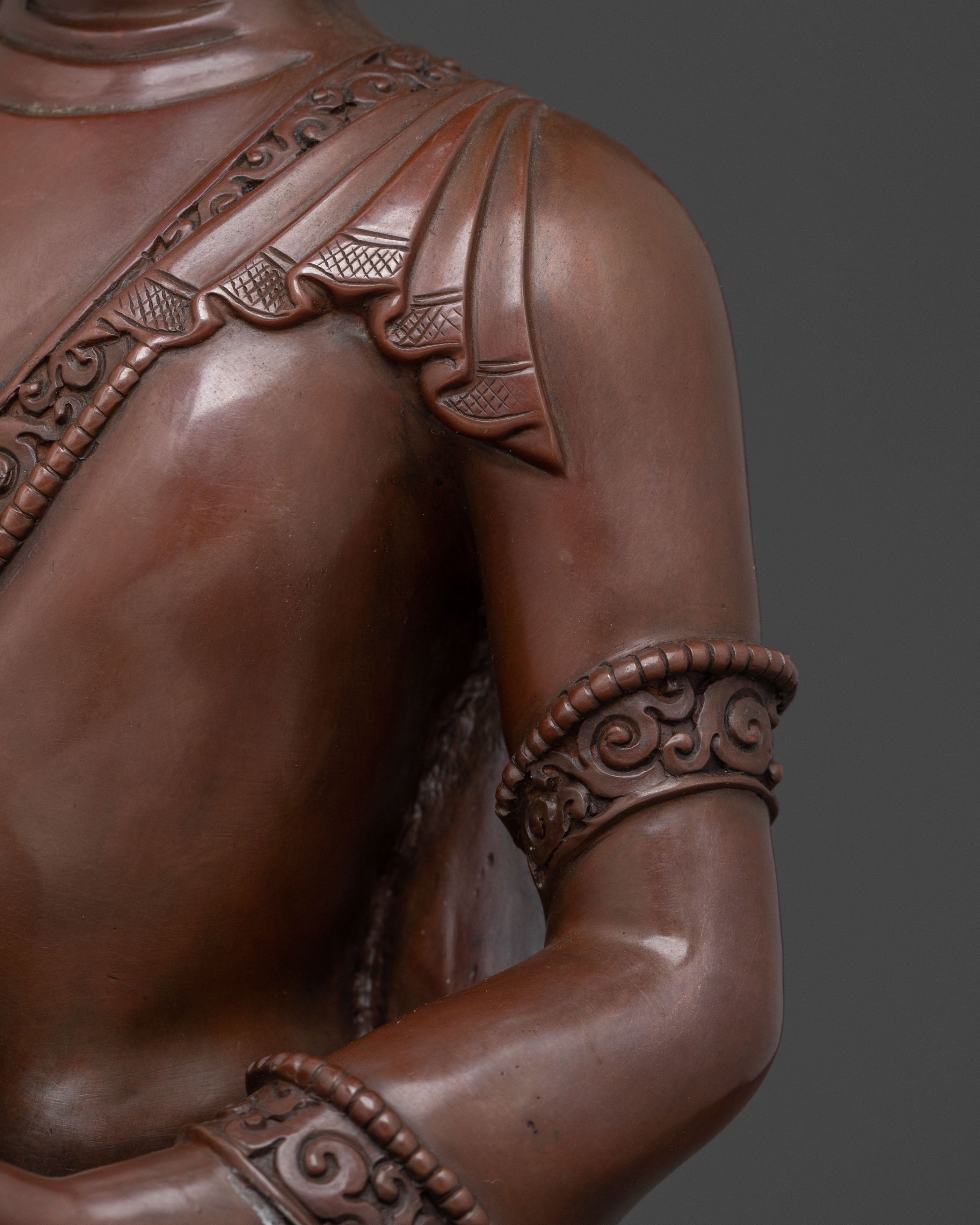 Handcrafted Shakyamuni Buddha Meditation Statue
