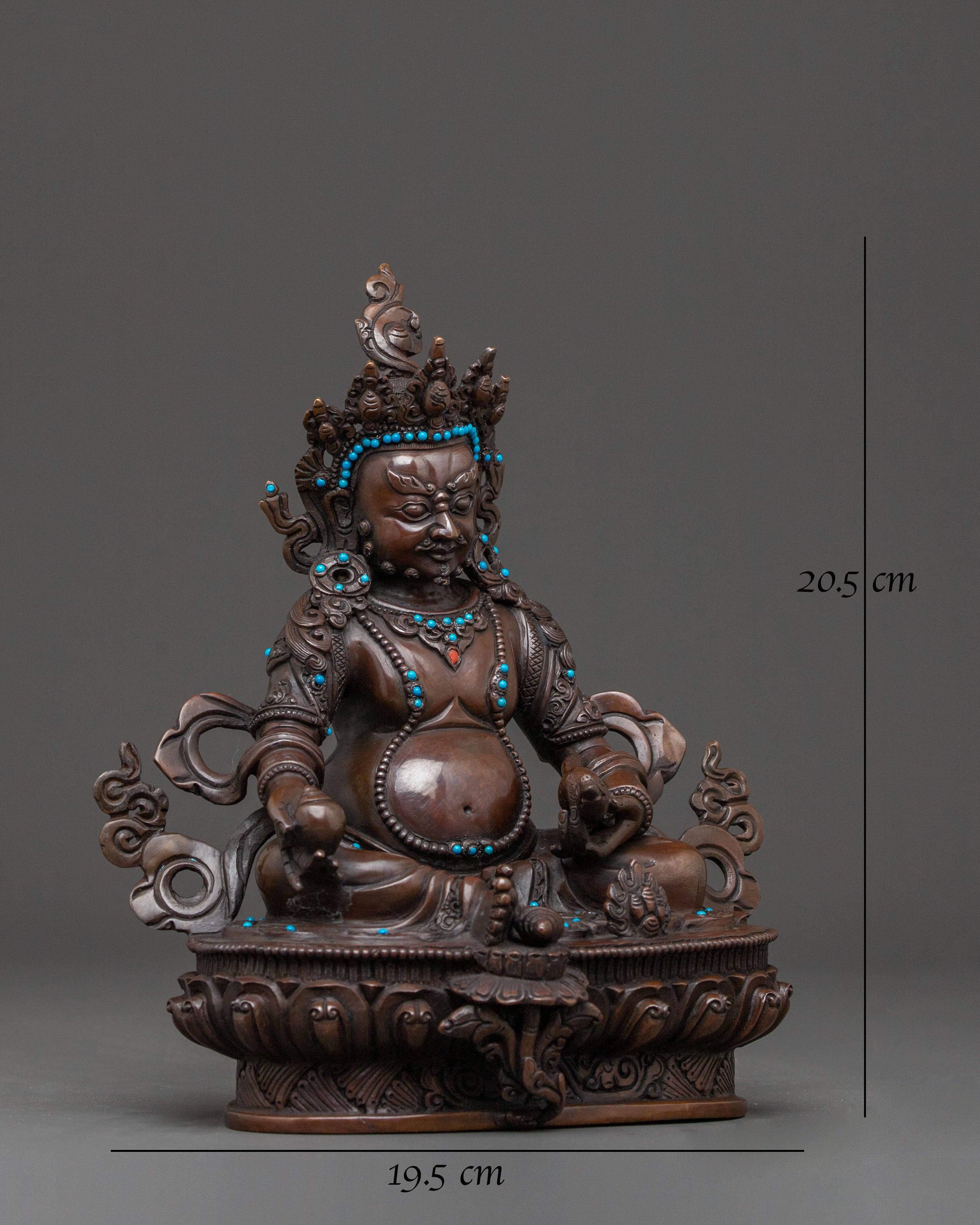 Protector Dzambhala Spiritual Statue for Prosperity