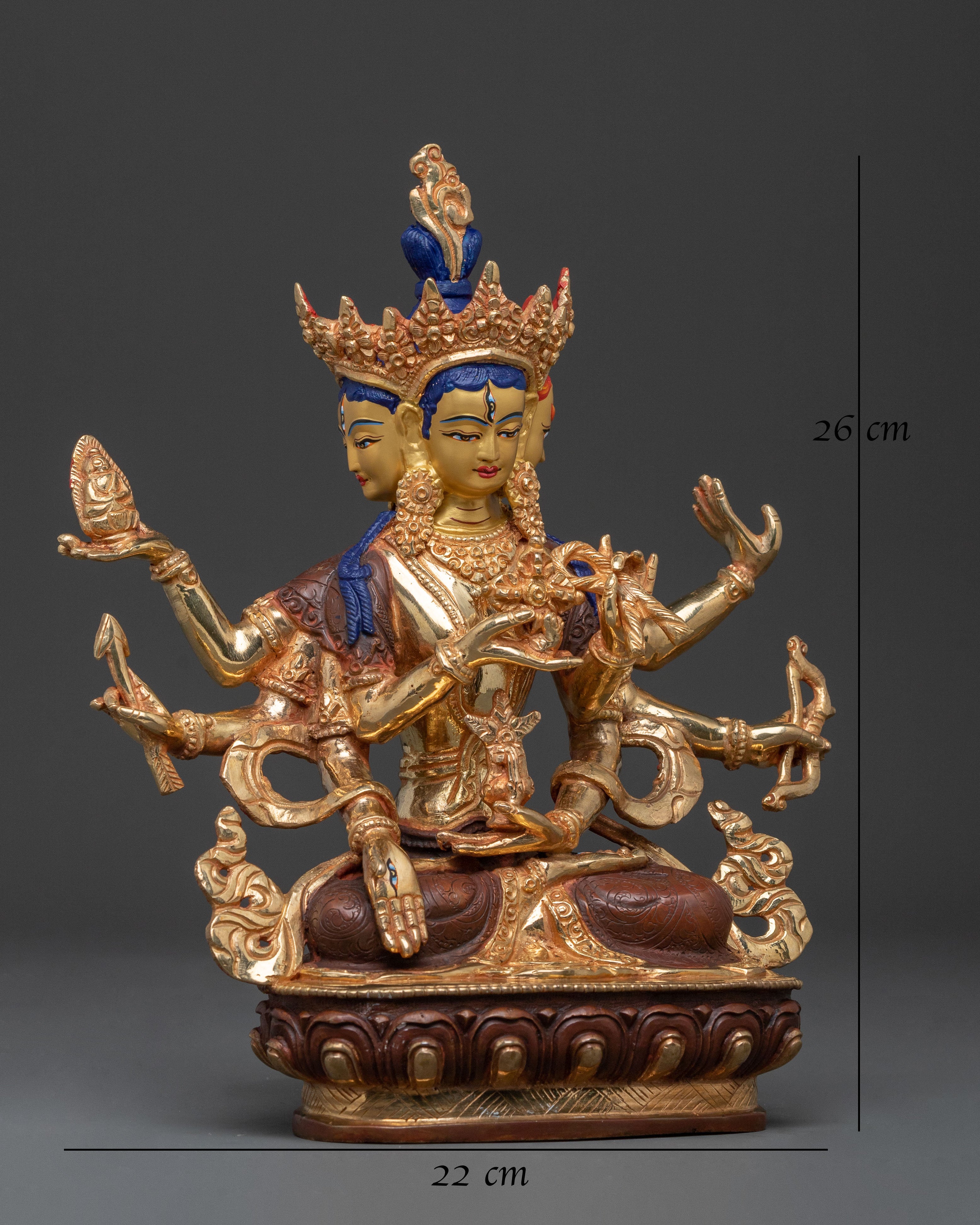 Handcrafted Ushnisha Vijaya Sacred Statue | Spiritual Protection