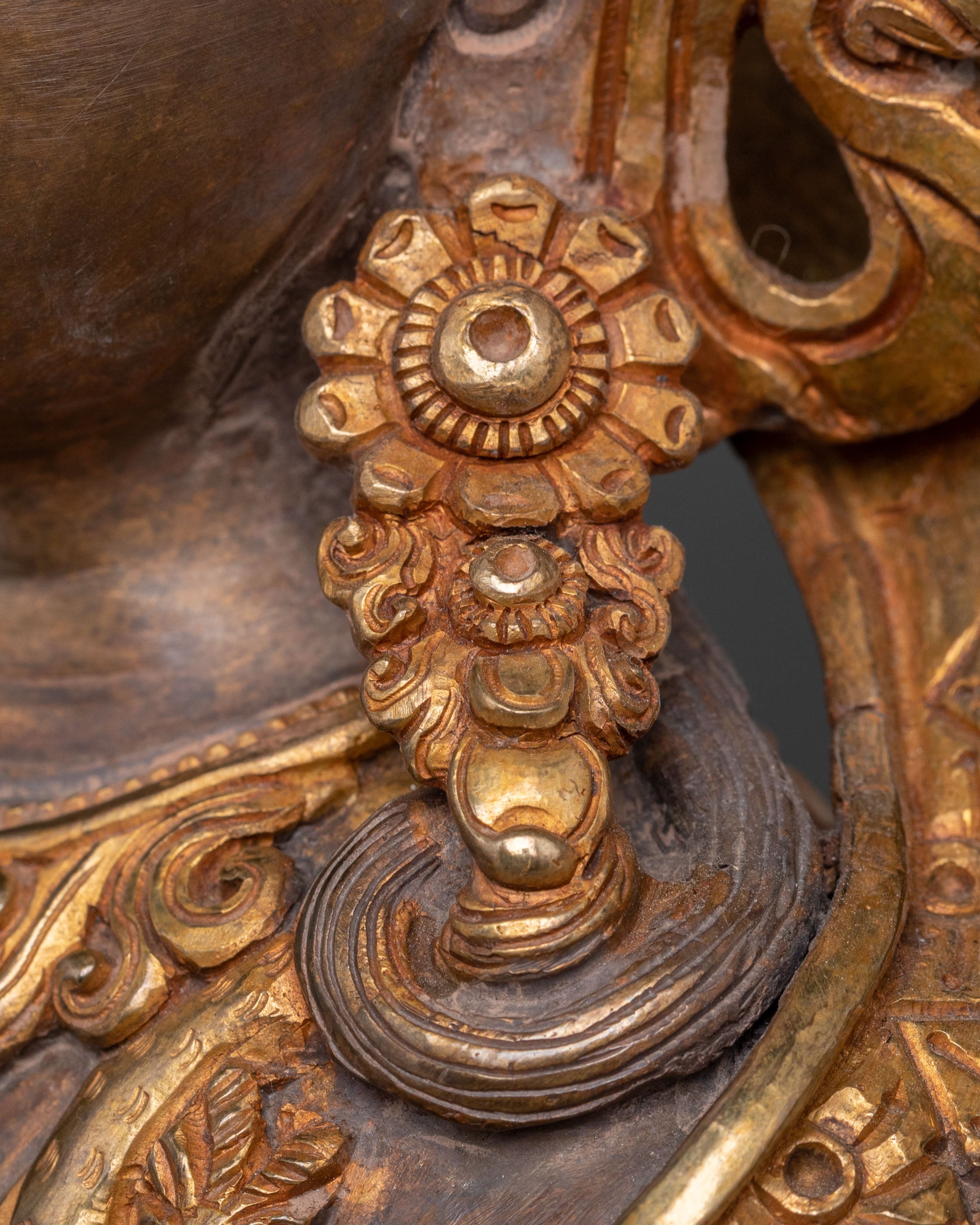 Chenrezig Oxidized Copper Statue | Infinite Compassion