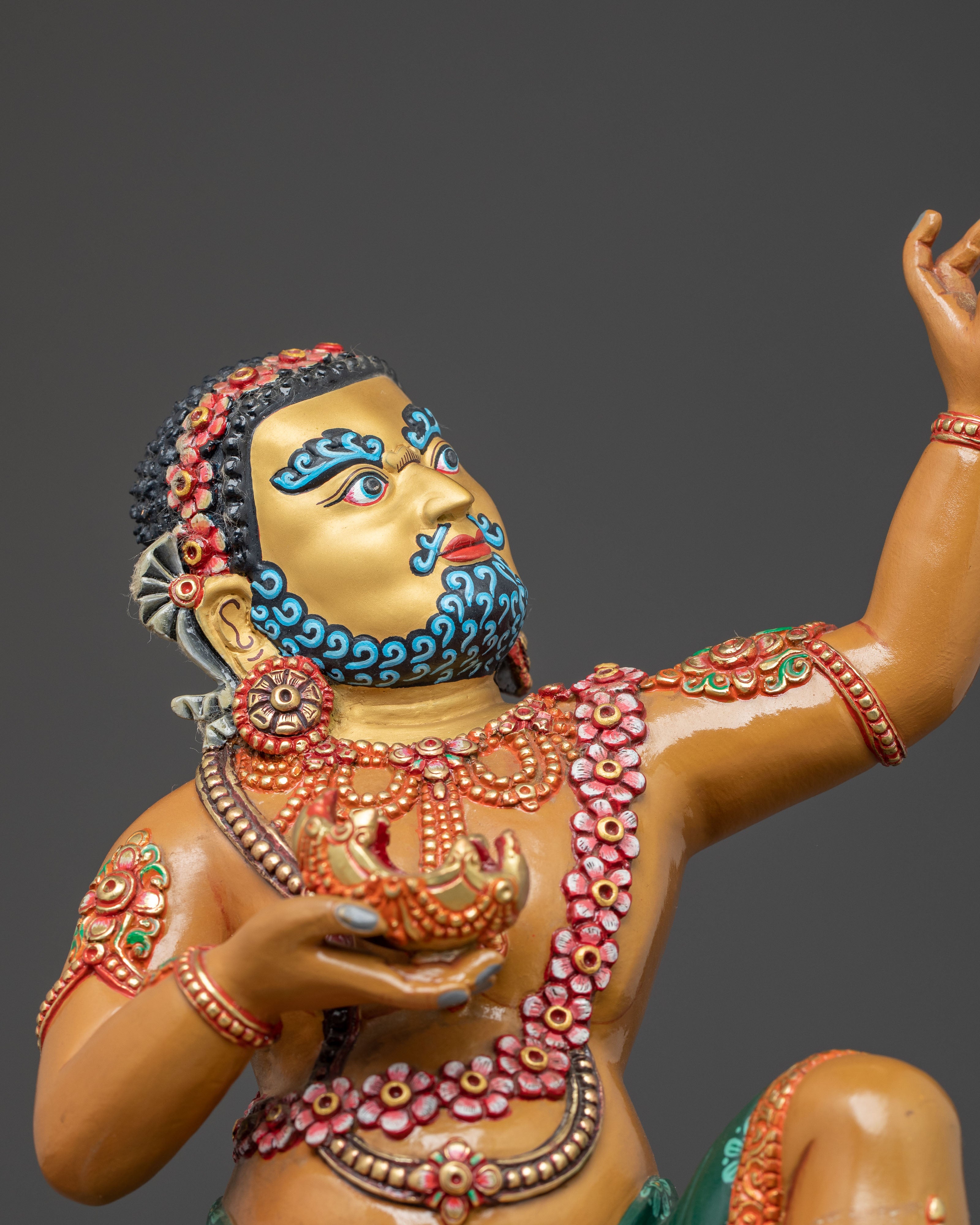 Handmade Virupa Copper Statue | Tantric Master