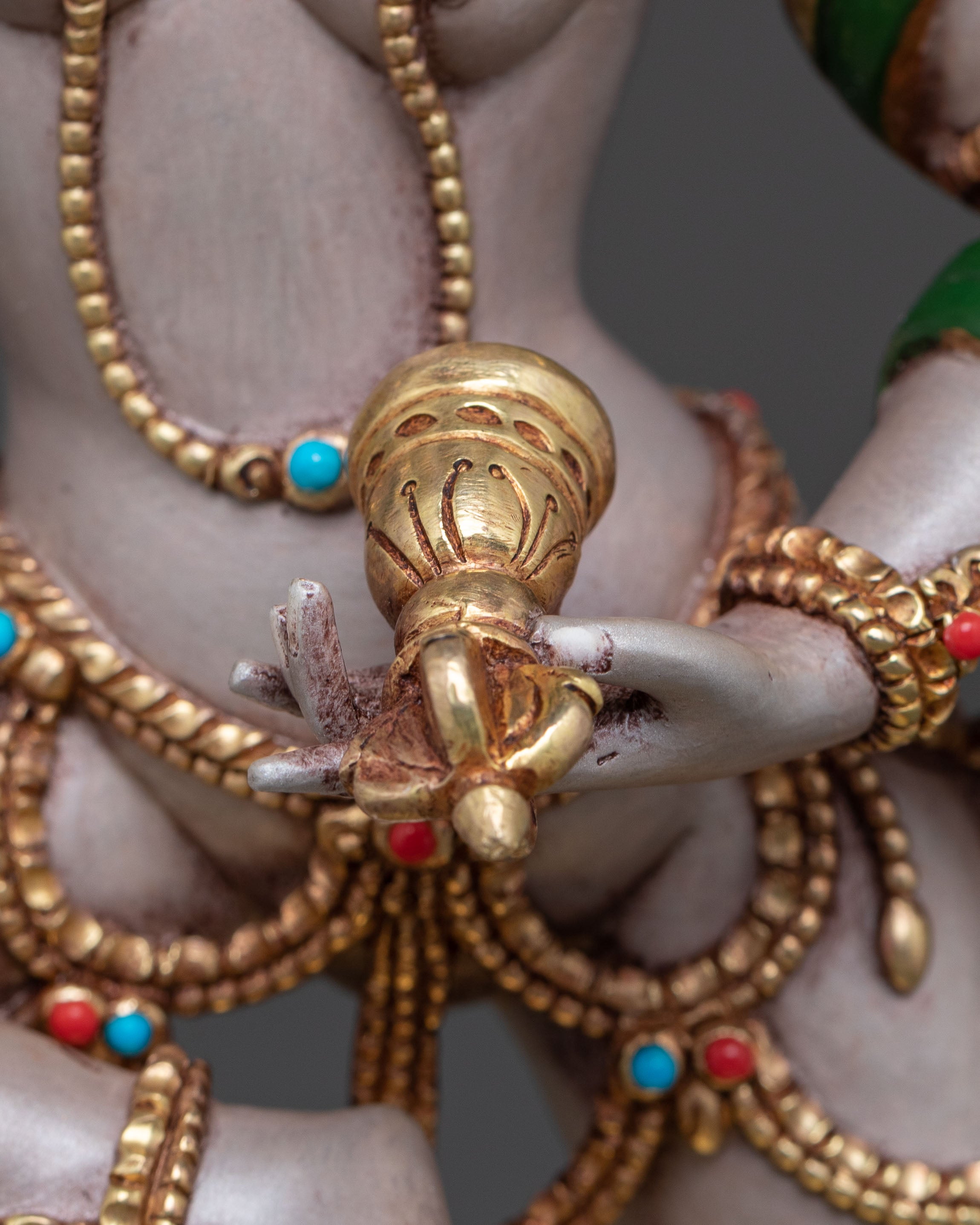 Machig Labdron: 24K Gold Gilded Compassionate Figure