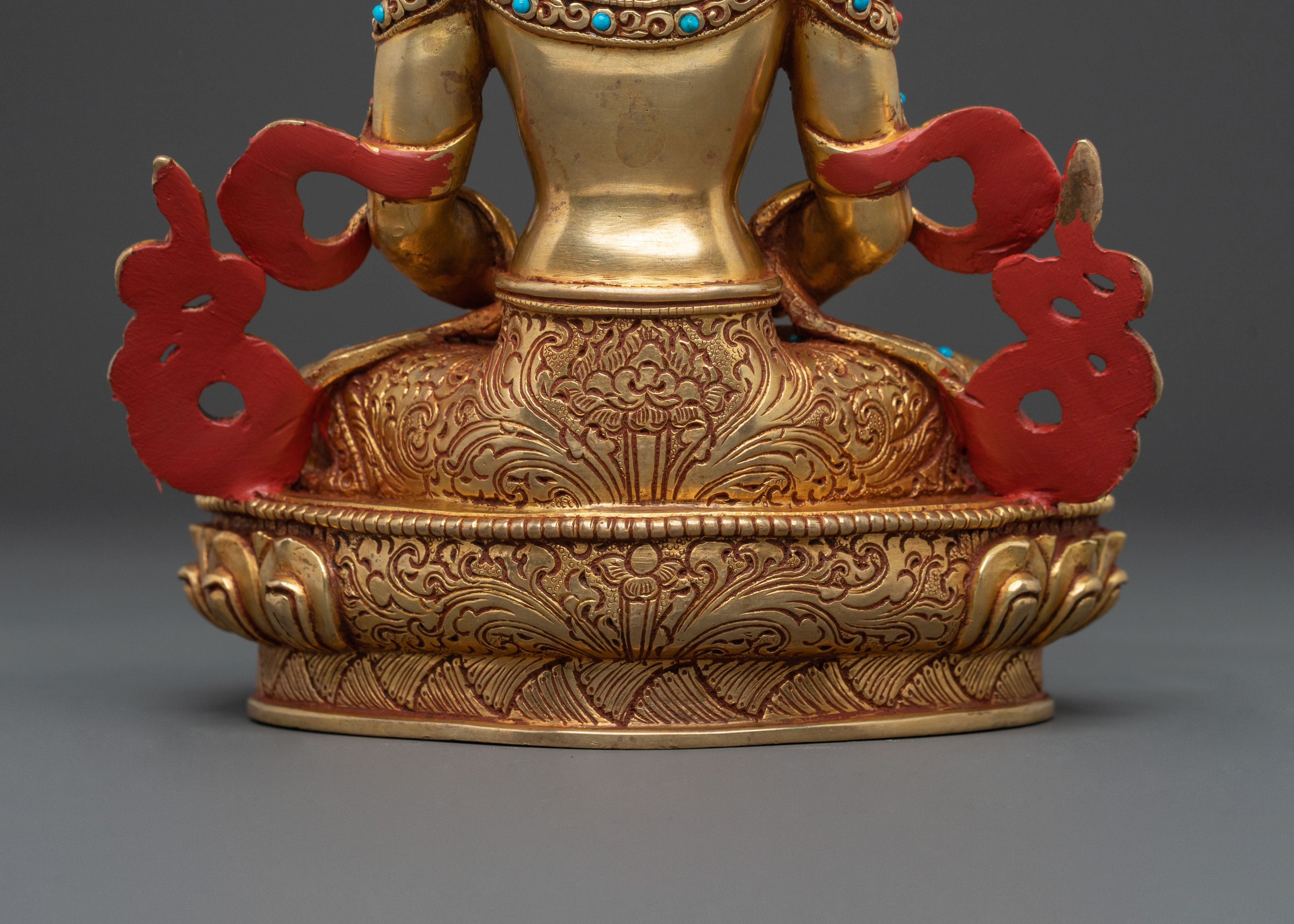 Handcrafted Amitayus Sculpture | Long Life Deity