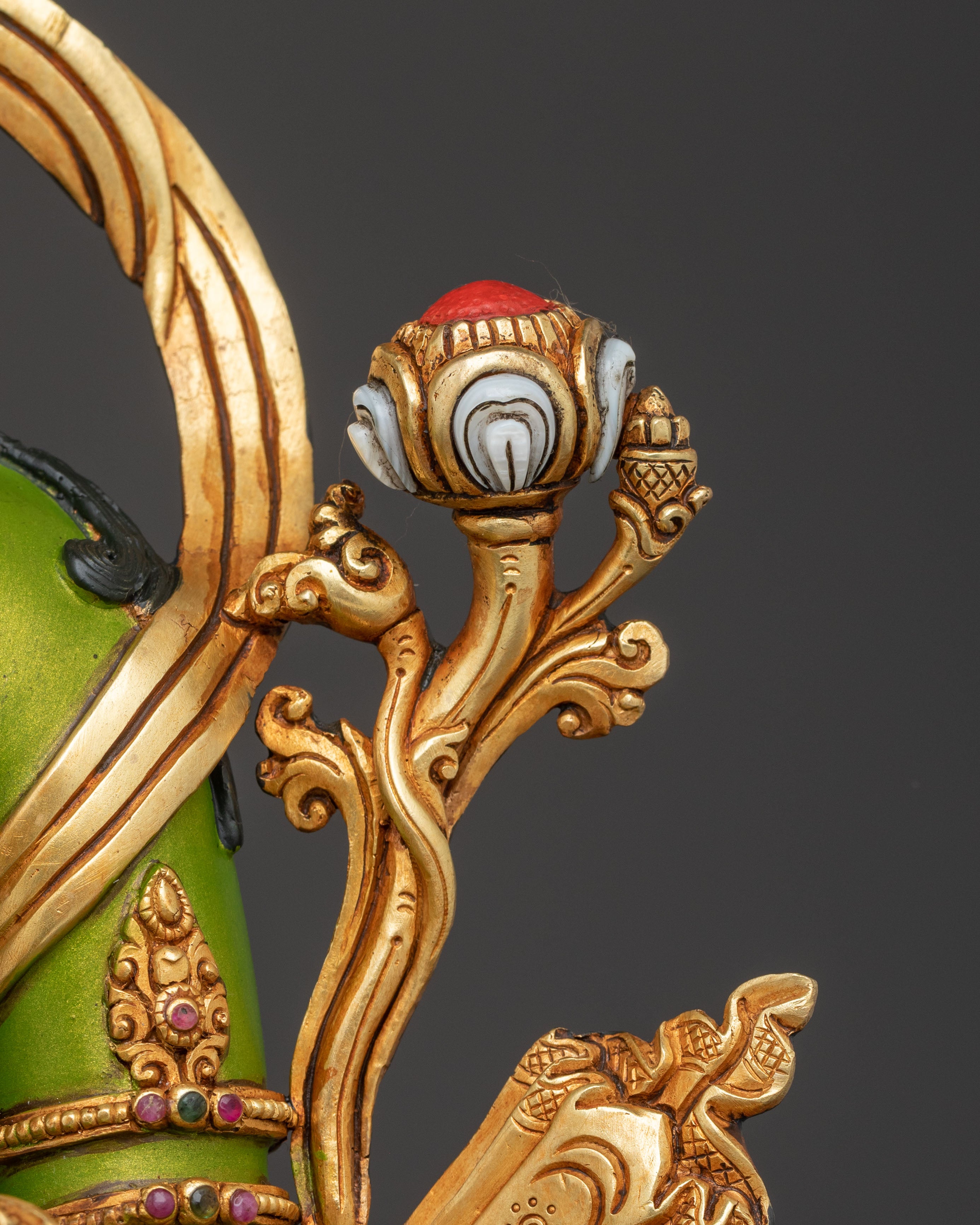 Green Tara Sculpture: Swift Protection