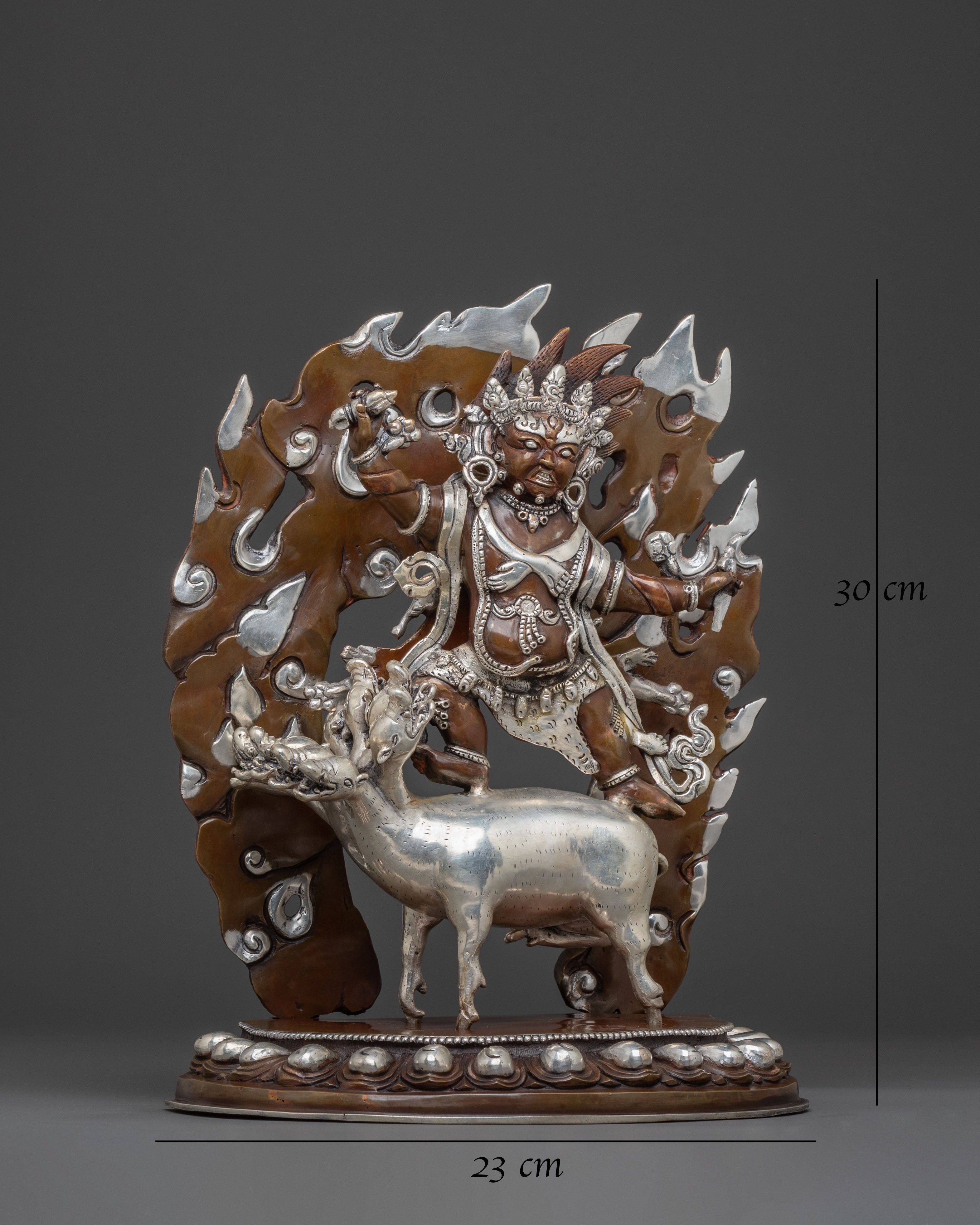Dorje Gotrab Statue – Oxidized Copper Craft