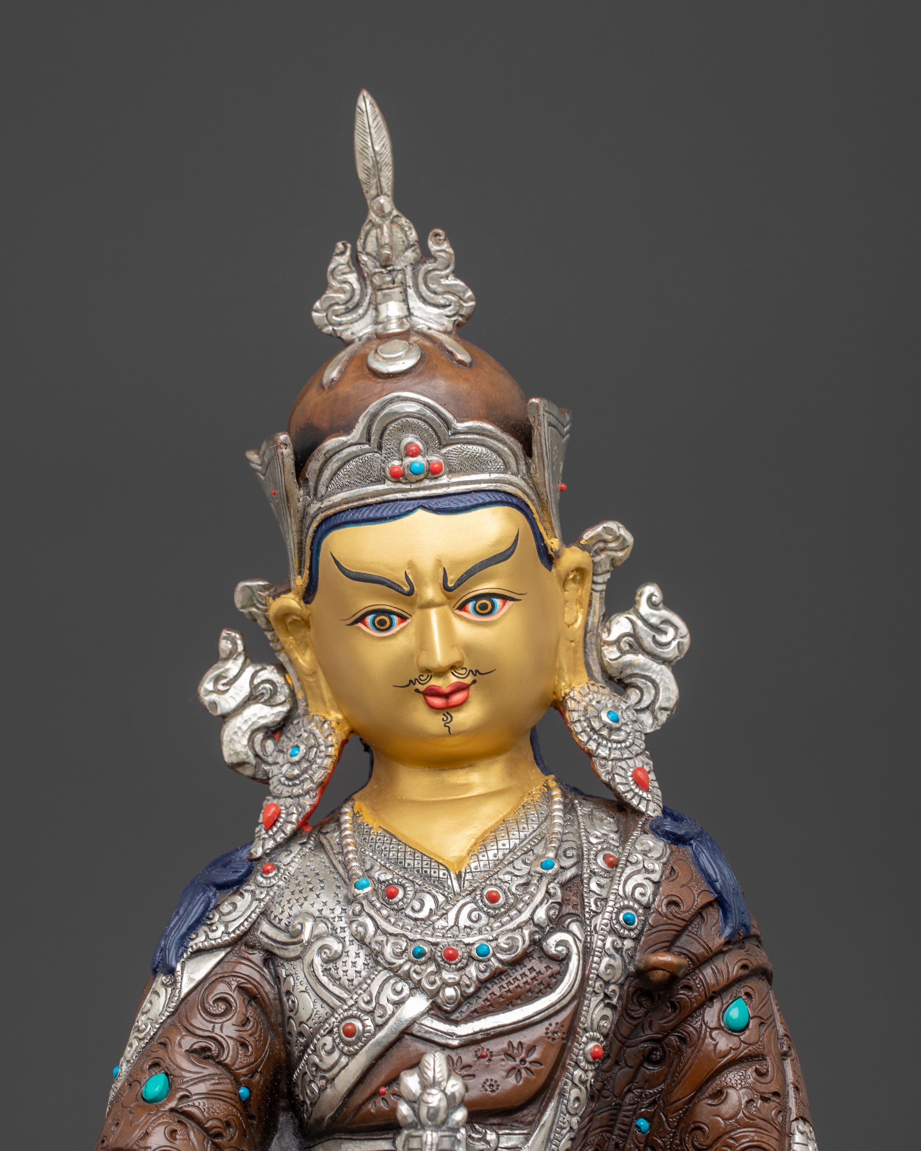 Vajrayana Revered Guru Padmasambhava Statue | Tantric Master