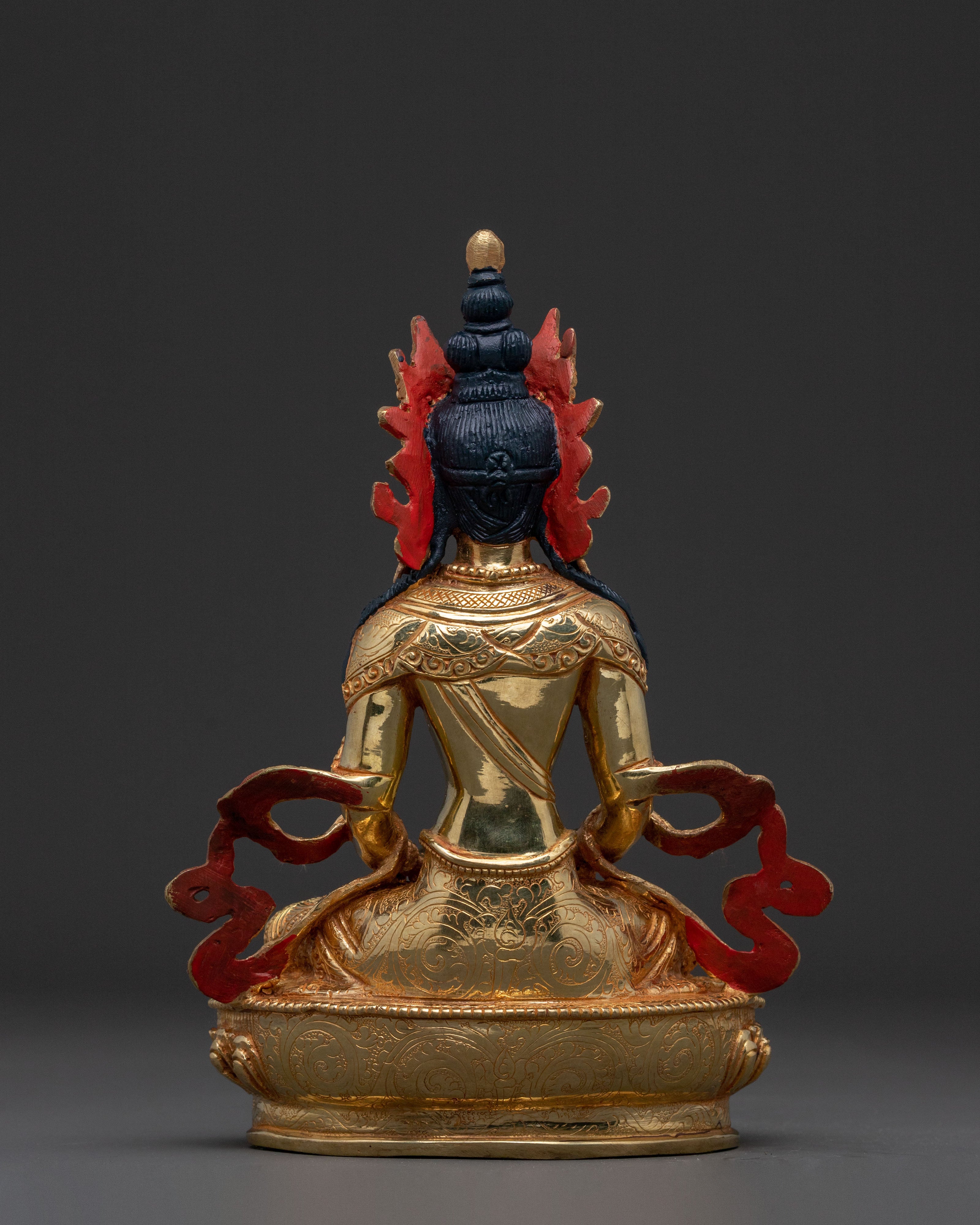 Amitayus Himalayan Statue – Auspicious Golden Form